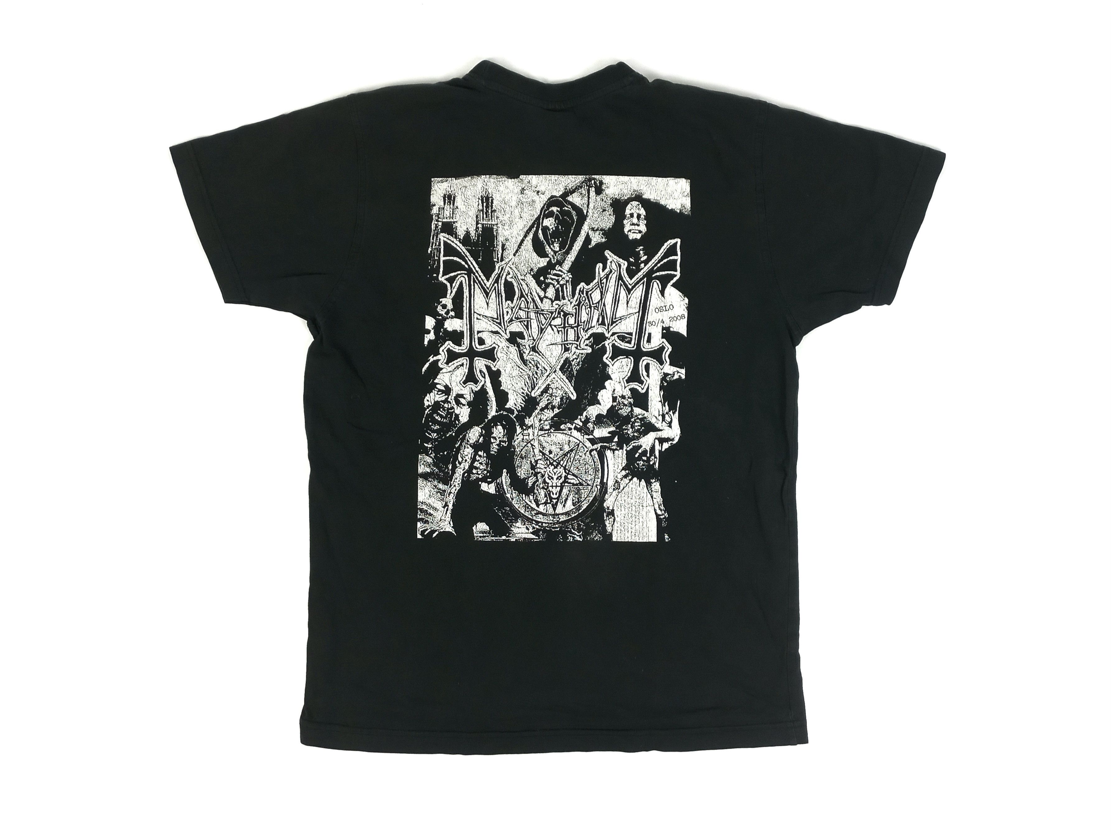 Band Tees × Vintage Rare Mayhem black metal band vintage t-shirt 2008 Size US M / EU 48-50 / 2 - 5 Thumbnail