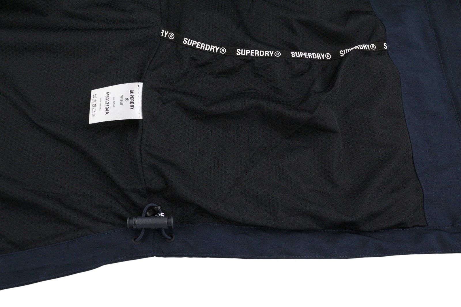 Superdry Windbreaker M Blue Full Zip Light 87145 Size US M / EU 48-50 / 2 - 8 Thumbnail