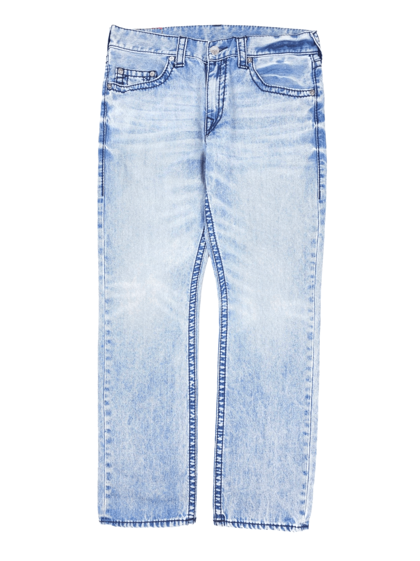 Japanese Brand × True Religion 💎 Size 36/32 True Religion Loose Washed Denim Jeans Y2K Size US 36 / EU 52 - 2 Thumbnail