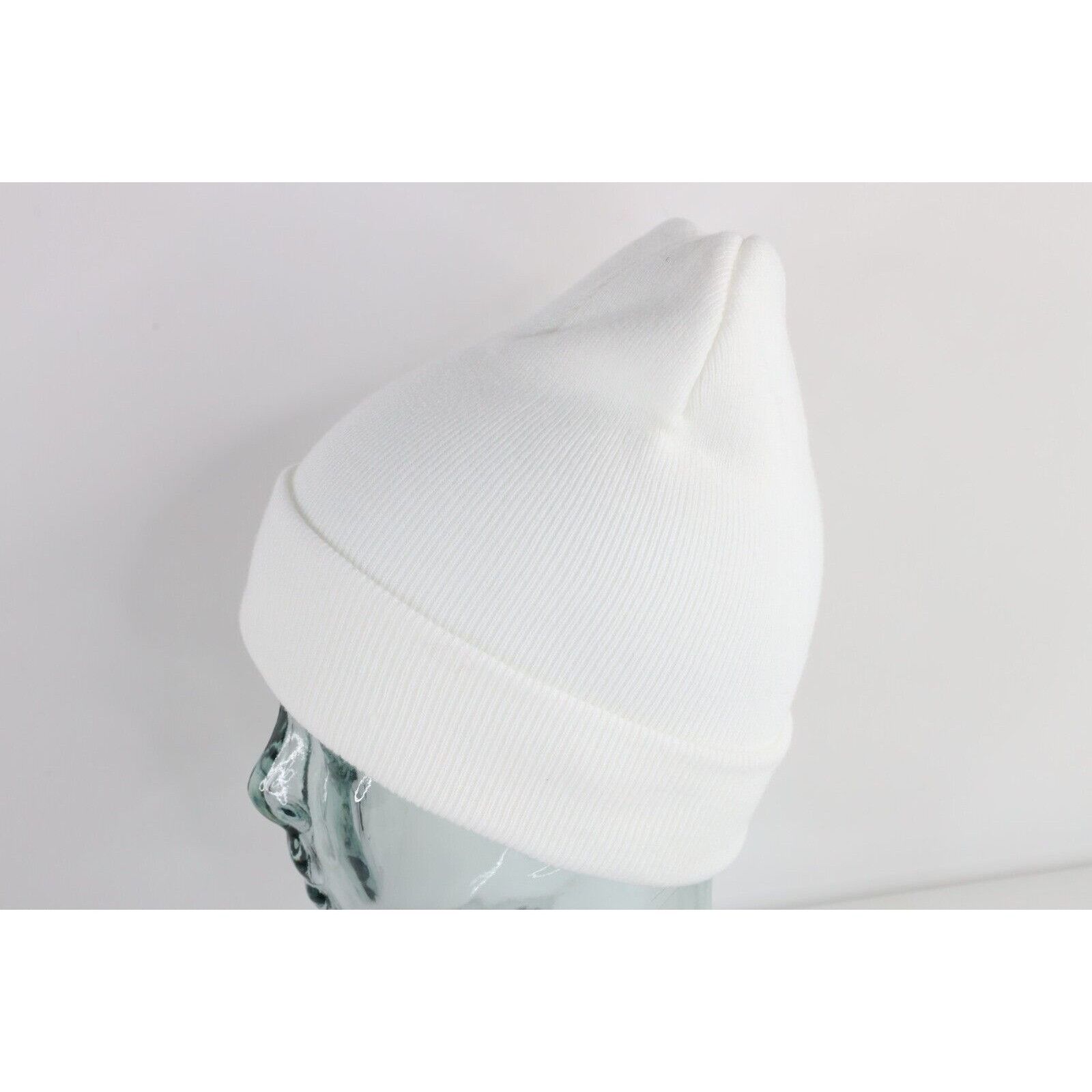 Vintage Deadstock Vintage 90s Streetwear Ribbed Knit Winter Beanie Size ONE SIZE - 3 Thumbnail
