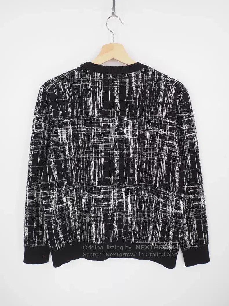 Dior Dior Black and White Striped Jacquard Knit Long Sleeve Size US M / EU 48-50 / 2 - 2 Thumbnail
