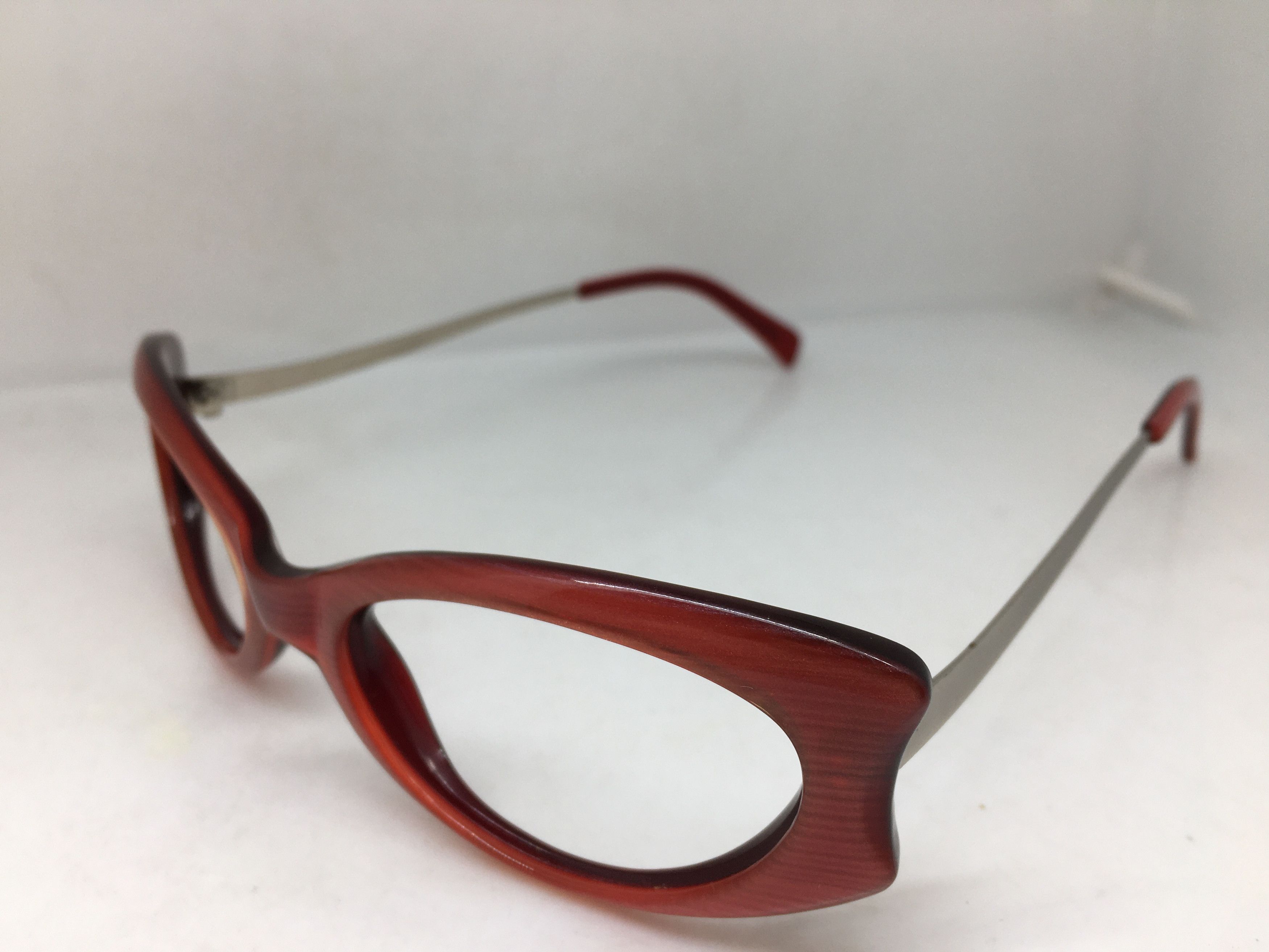 Other Handmade Red Acetate Cat Eye Eyeglasses Frame Size ONE SIZE - 3 Thumbnail