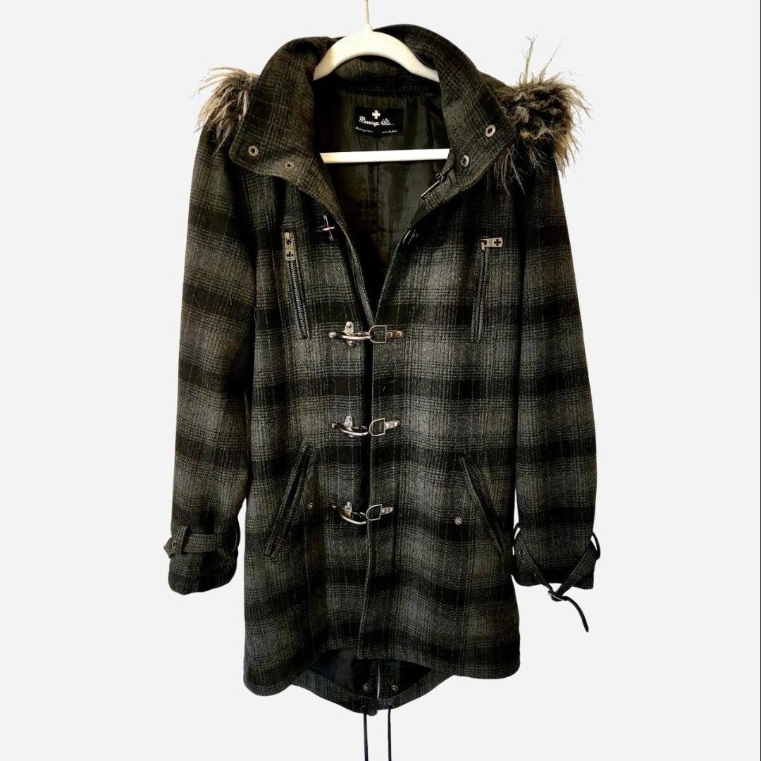 bernings sho fur coating jacket グランジ y2k bernings sho fur coating jacket グランジ y2k