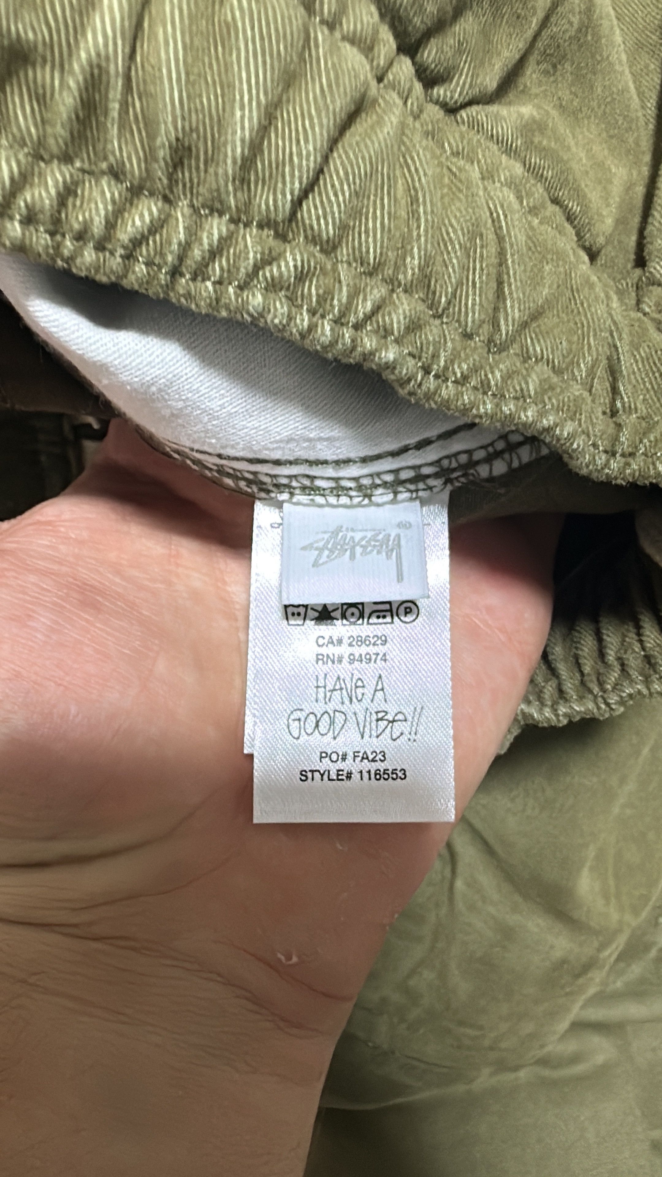 Stussy Stussy Beach Pant Olive Size Small Size US 30 / EU 46 - 9 Thumbnail