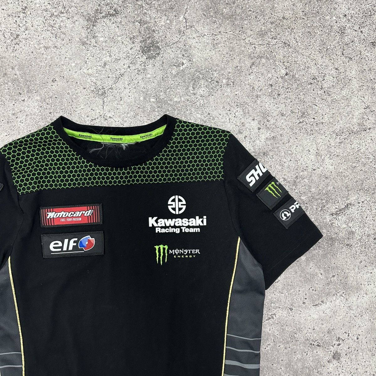 Formula 1 Vintage 00s Kawasaki Ninja Racing tee Monster Formula 1 y2k Size US S / EU 44-46 / 1 - 7 Thumbnail