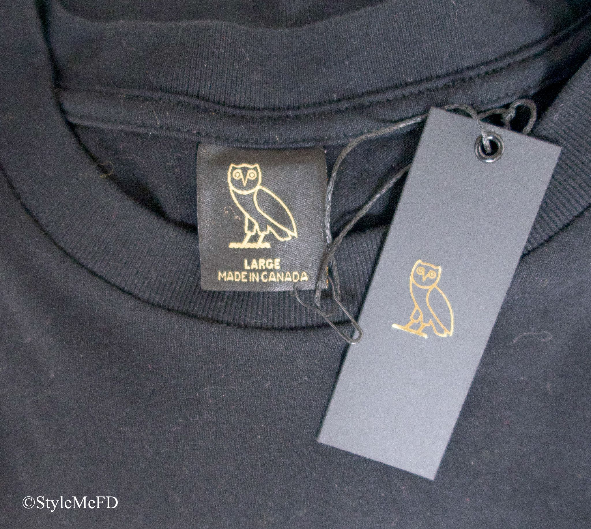 October's Very Own Men's OVO "October Firm" Black Long Sleeve Shirt Size US L / EU 52-54 / 3 - 7 Thumbnail