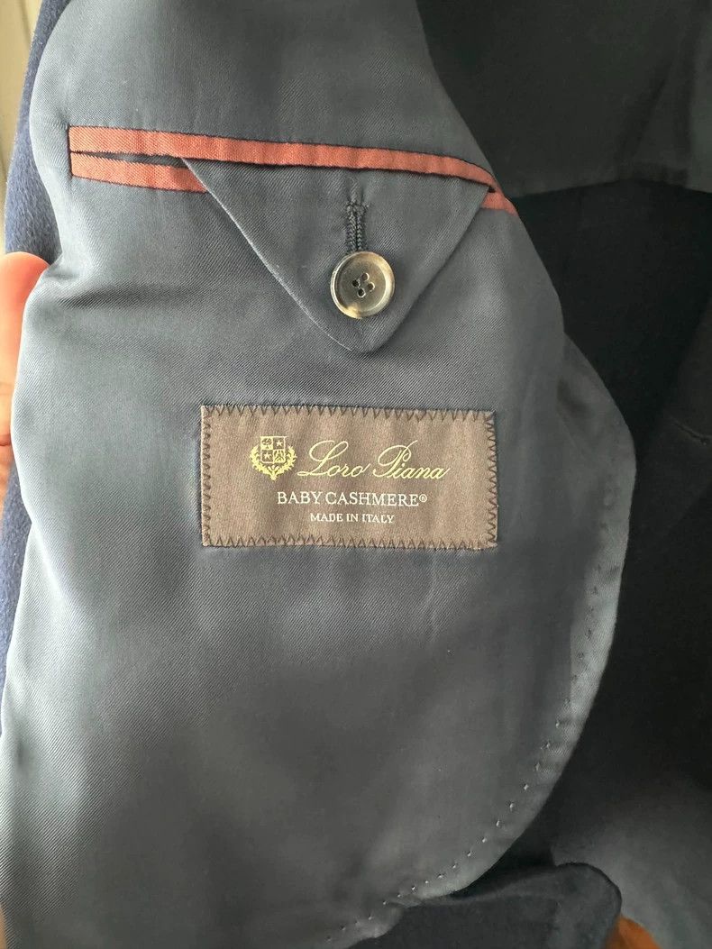 Loro Piana LORO PIANA size50 Small cashmere single west Size 38R - 6 Thumbnail