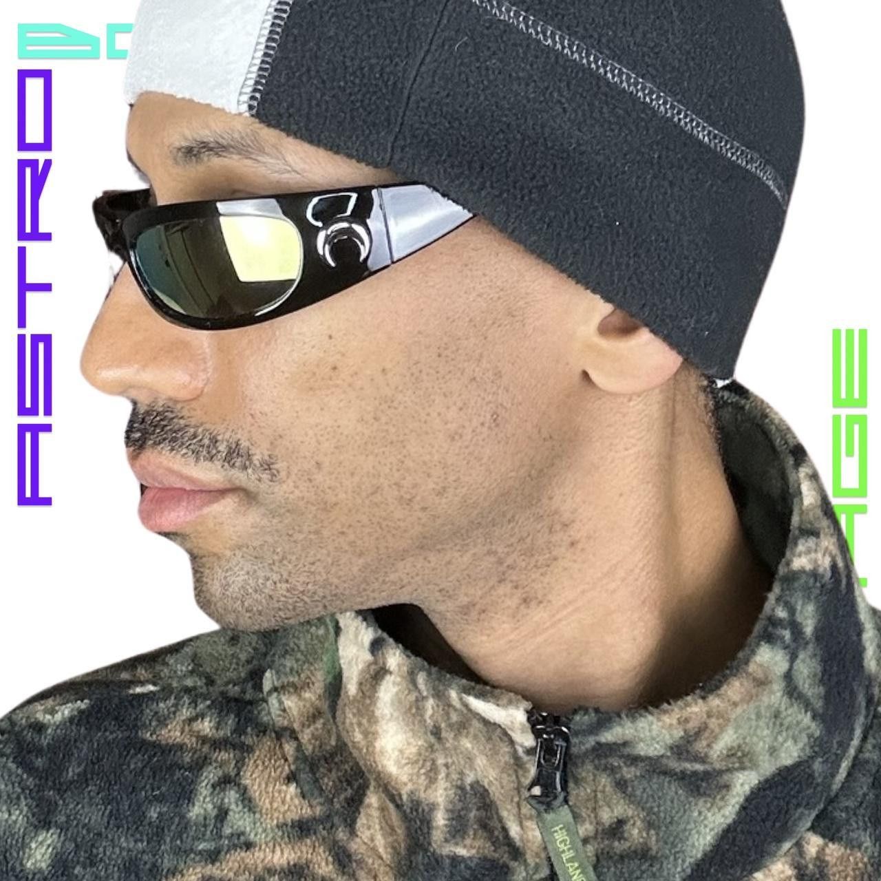 Other Black Polarized Futuristic Rave Sunglasses Size ONE SIZE - 1 Thumbnail