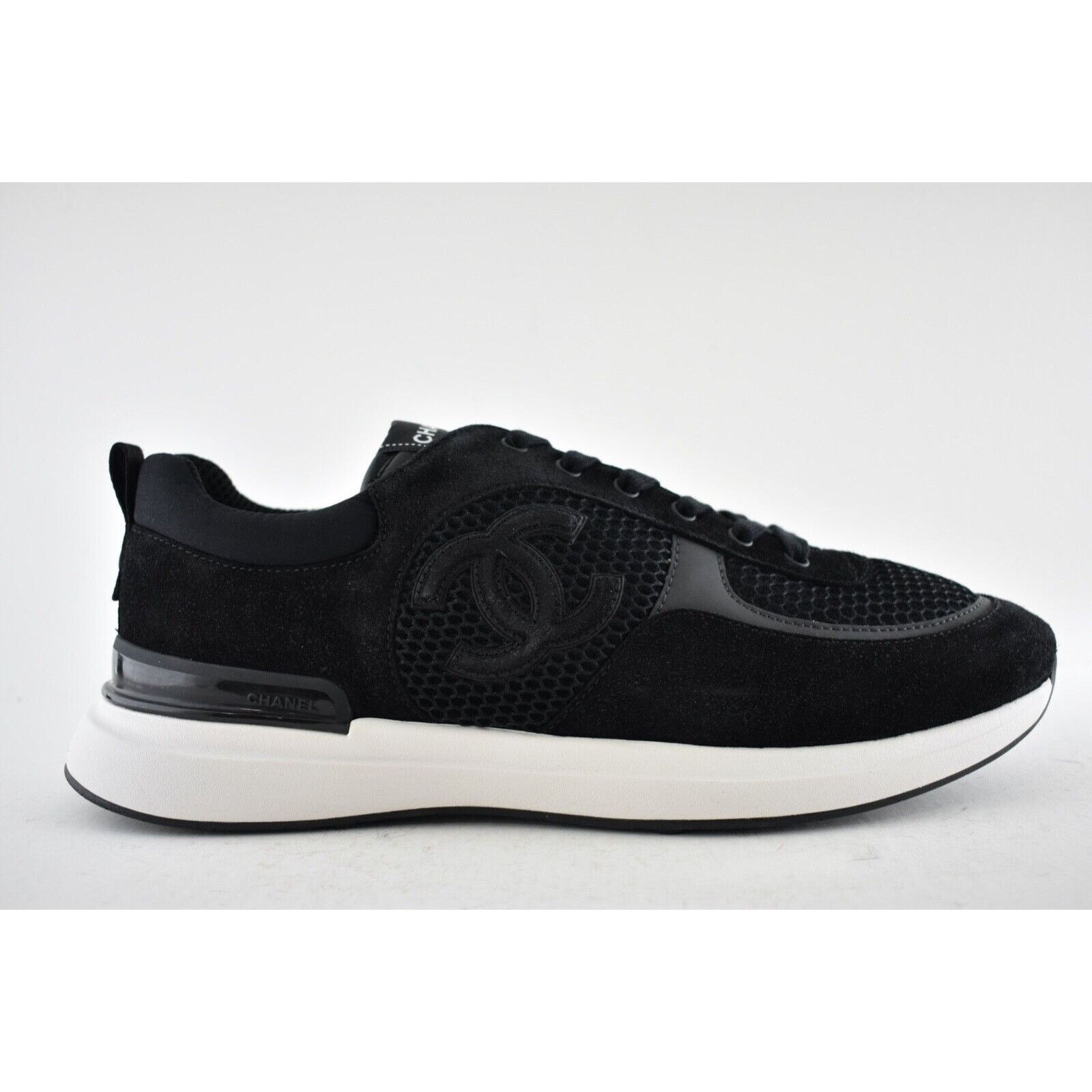 Chanel Chanel 22P Suede Low Top Lace Up Trainer Sneaker 45 12 Size US 12 / EU 45 - 1 Thumbnail