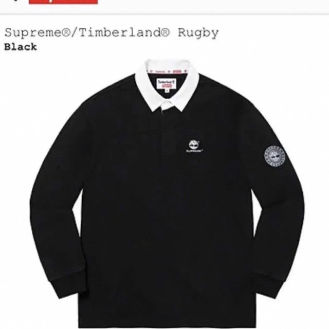 image of Supreme Timberland Rugby Black Small Size T Shirts, Men's