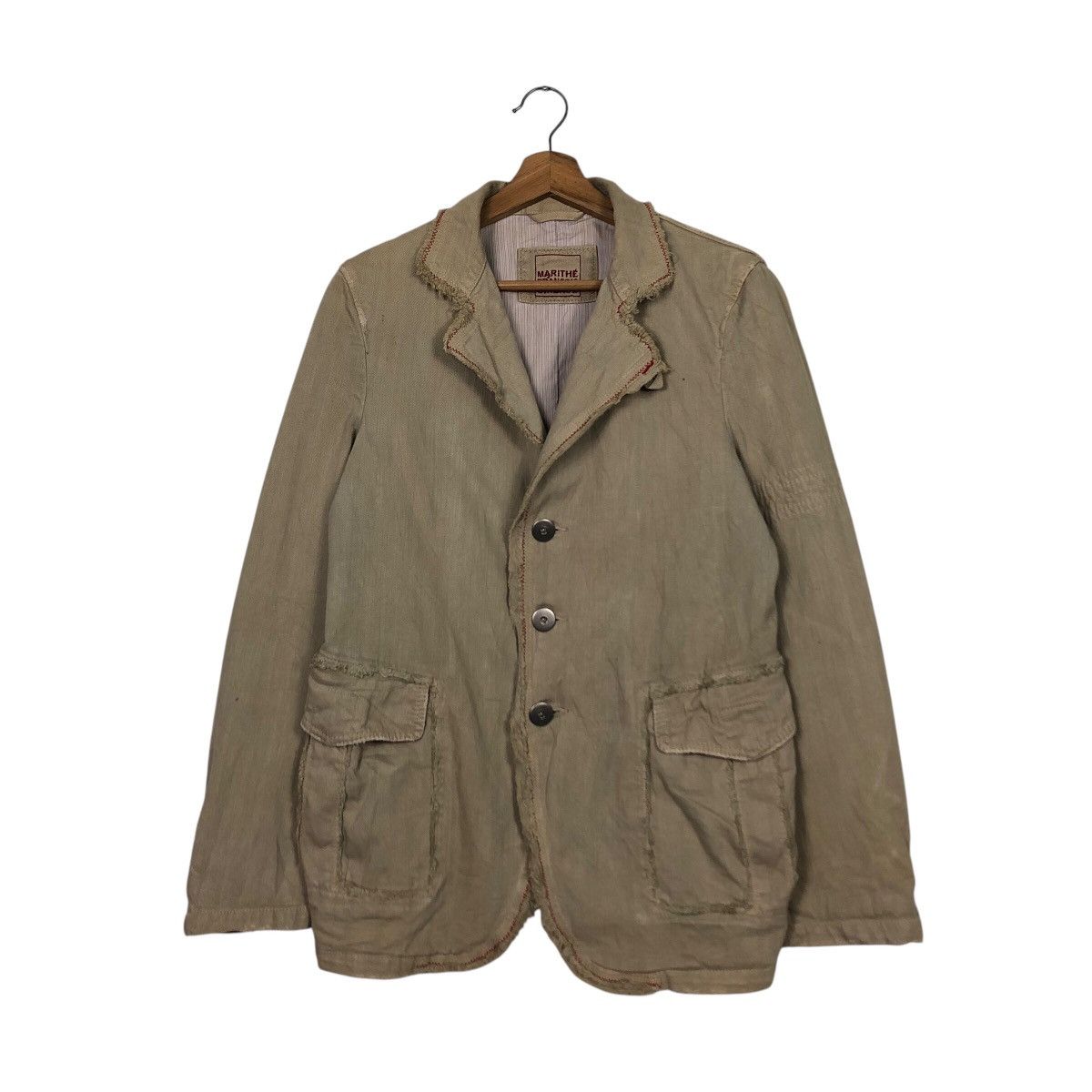 Marithe + Francois Girbaud 📌Rich Brown Vintage Chore Jacket Marithe Francois Girbaud Size US M / EU 48-50 / 2 - 2 Thumbnail