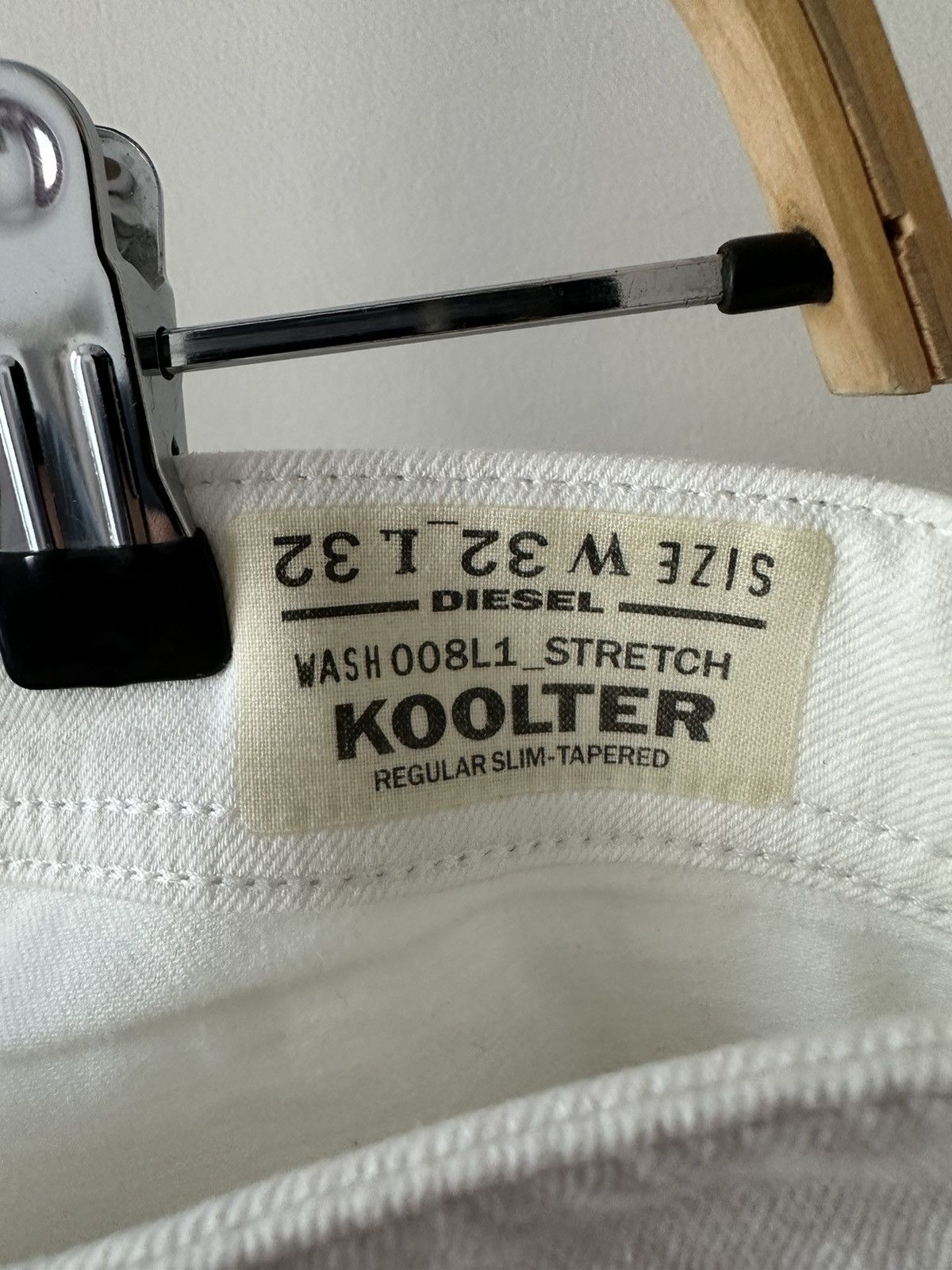 Diesel Diesel Kootler regular slim tapered denim stretch pants Size US 32 / EU 48 - 4 Thumbnail
