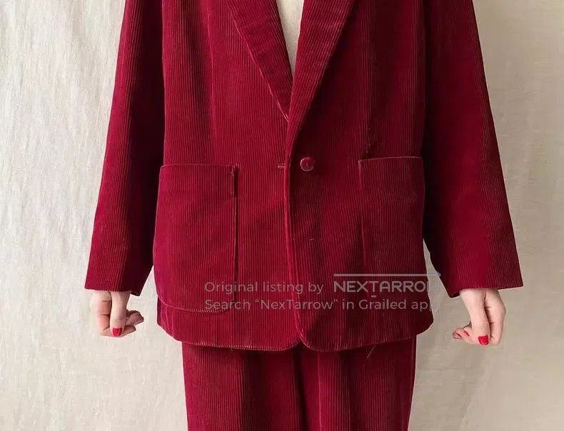 Kenzo Kenzo 1982 AW Corduroy Suit Set. Size US 34 / EU 50 - 7 Thumbnail