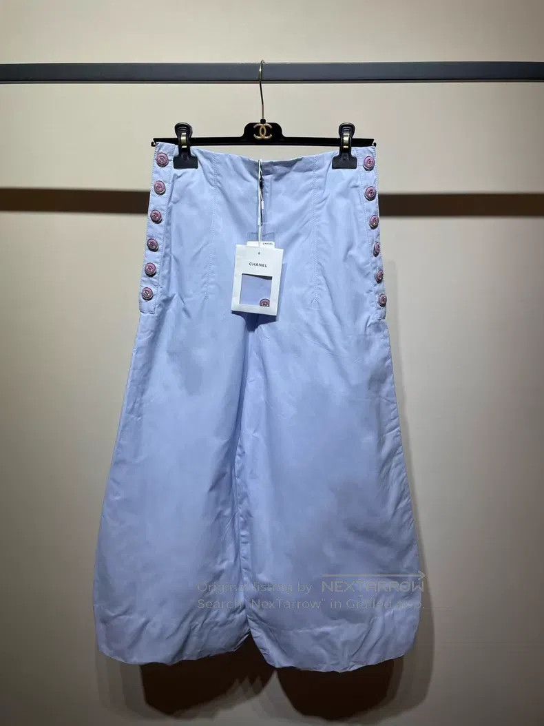 Chanel Chanel Double-row button wide-leg pants Size 42" / US 20 - 1 Thumbnail