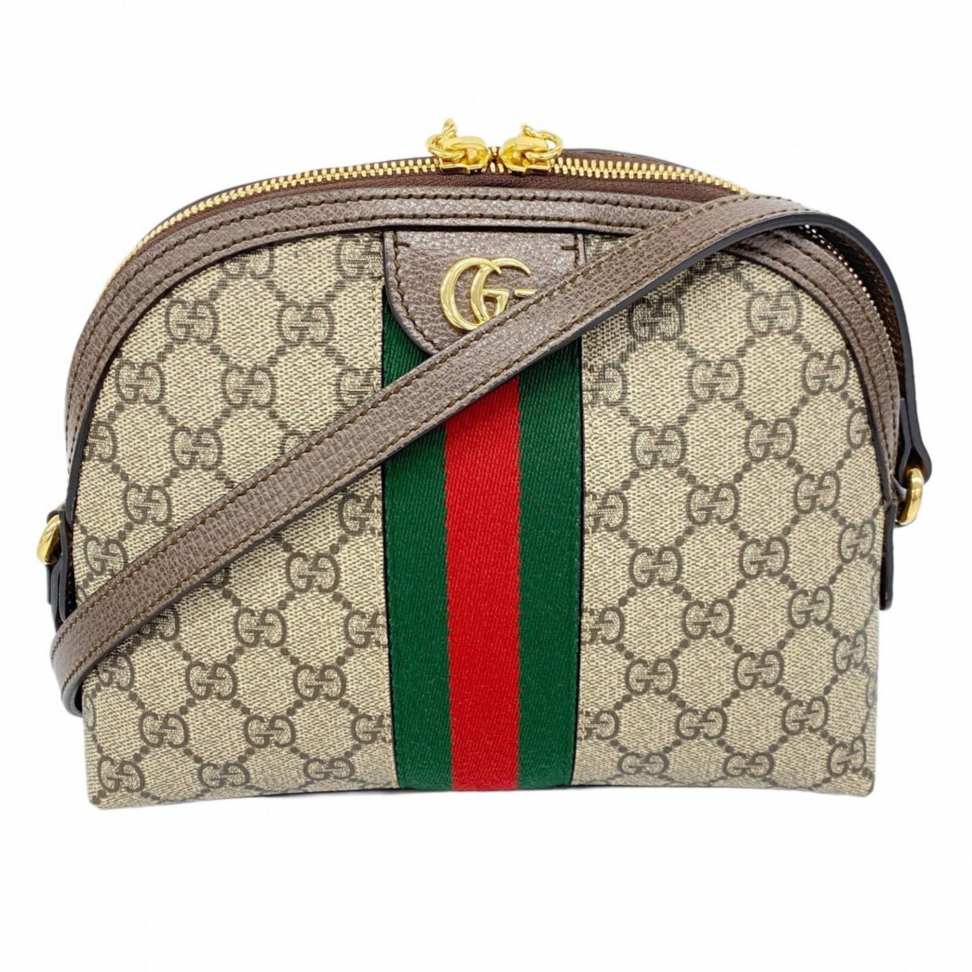Gucci Shoulder Bag Ophidia 499621 Brown Women's