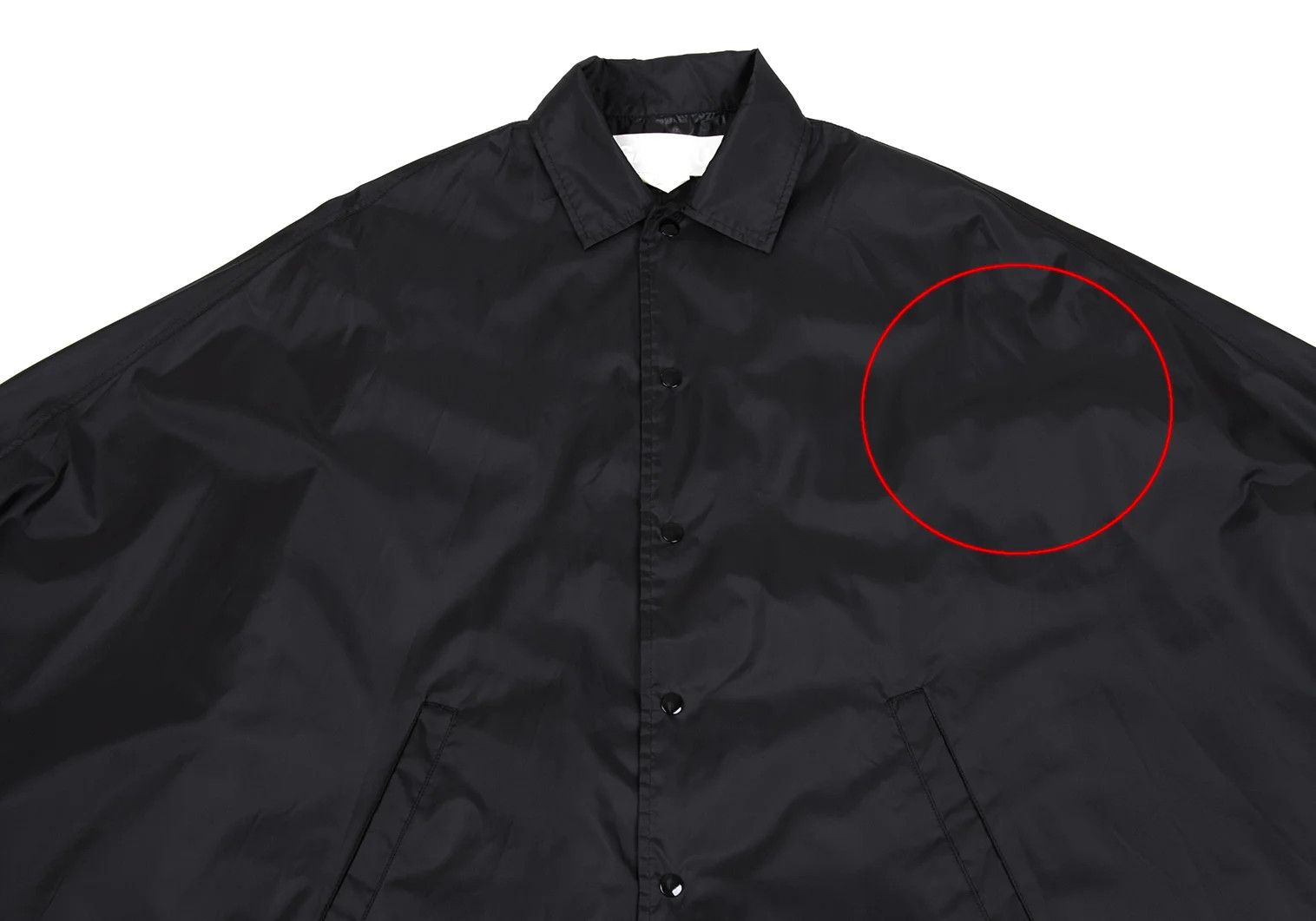 Ganryu Nylon Cape Coach Jacket in Black, Size S Size US S / EU 44-46 / 1 - 3 Thumbnail