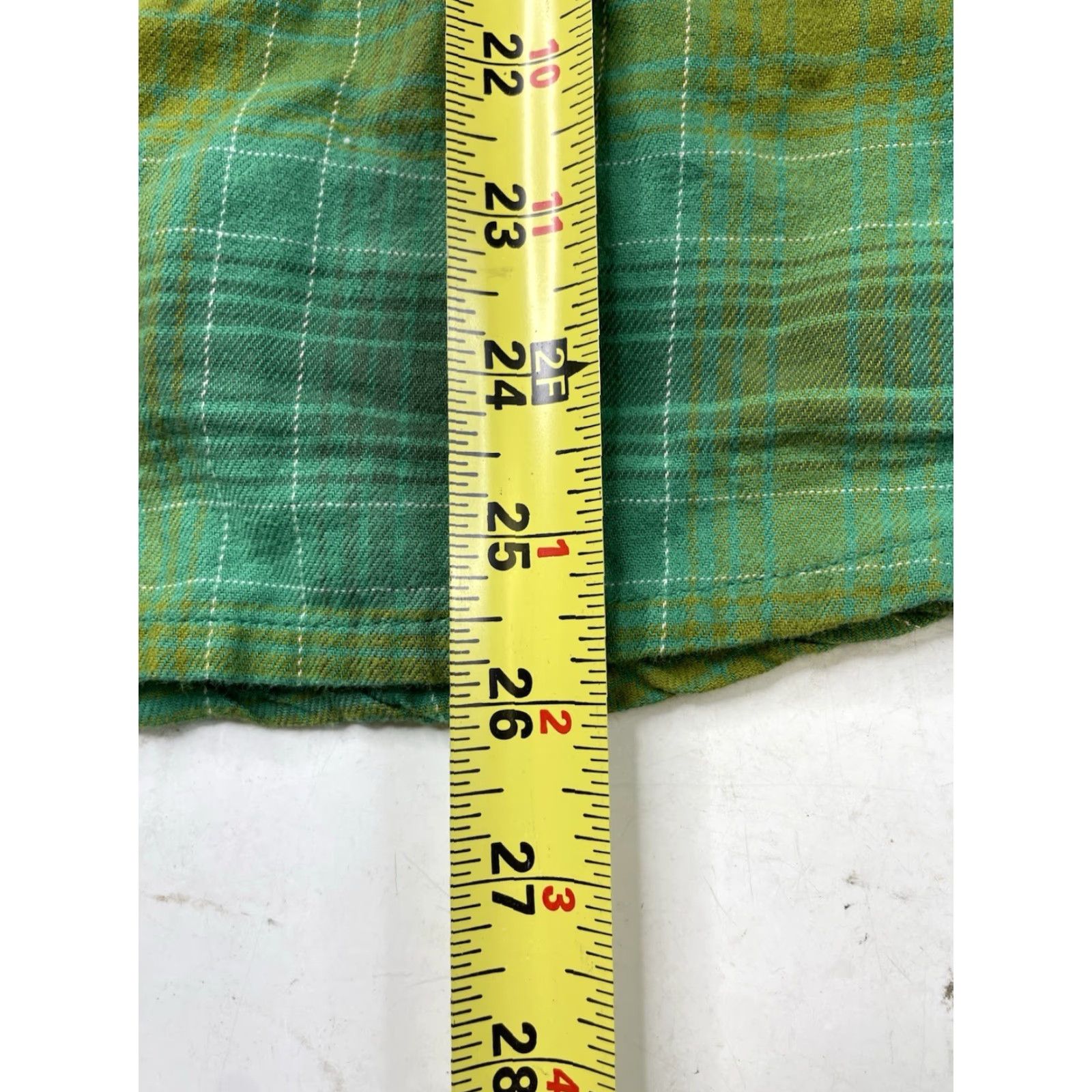 Vintage Stio Shirt Womens Small Long Sleeve Button Up Green Plaid Cotton Flannel Size S / US 4 / IT 40 - 7 Thumbnail