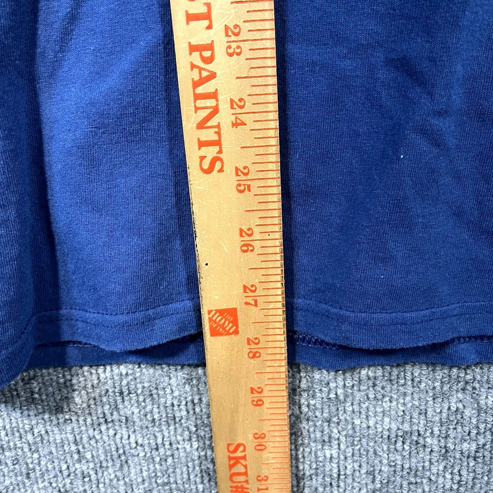Nike VINTAGE Nike Center Swoosh Check T-Shirt Long Sleeve Blue Mens L 90s Size US L / EU 52-54 / 3 - 6 Thumbnail