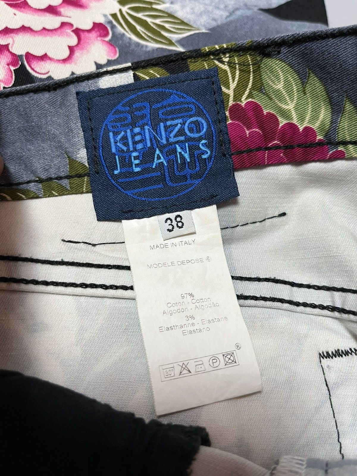 Kenzo Kenzo archived Graphic print trouser Size 26" / US 2 / IT 38 - 6 Thumbnail