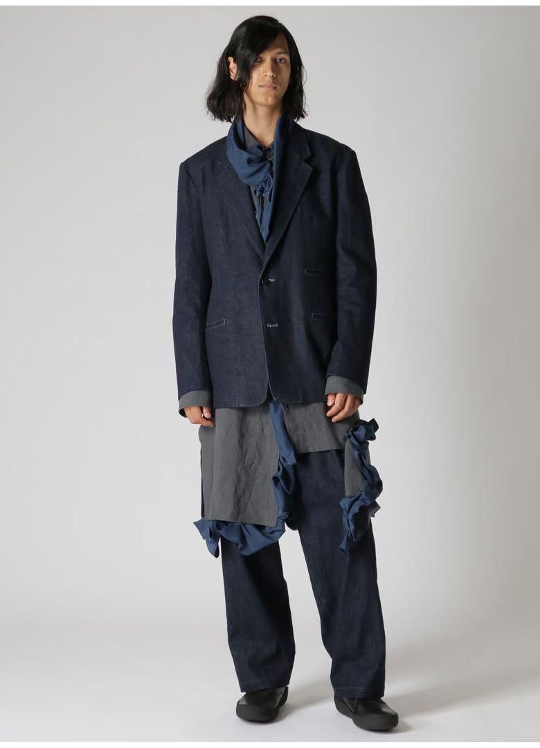 Yohji Yamamoto Yohji Yamamoto Y's for men 24SS denim pants Size US 37 - 2 Thumbnail