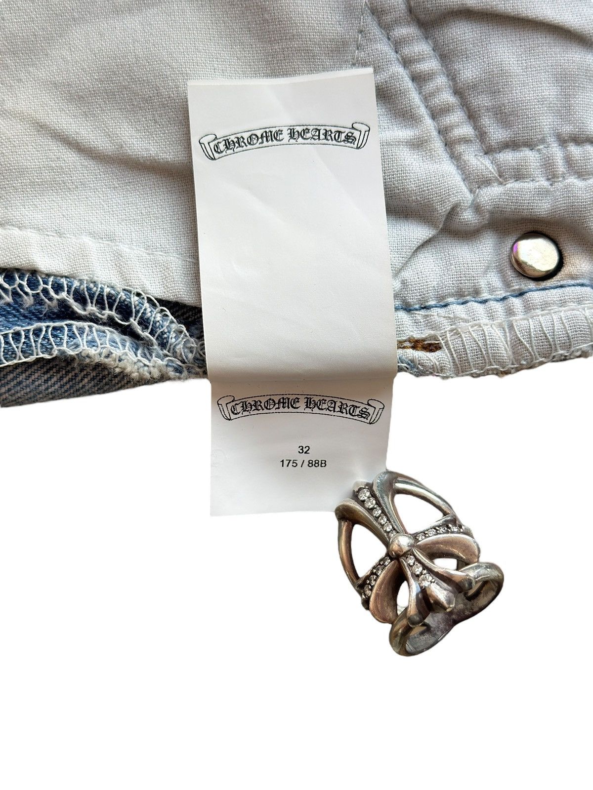 Chrome Hearts Chrome Hearts Red Patent Leather Patch 517 Levi’s Denim Jean Size US 32 / EU 48 - 18 Thumbnail
