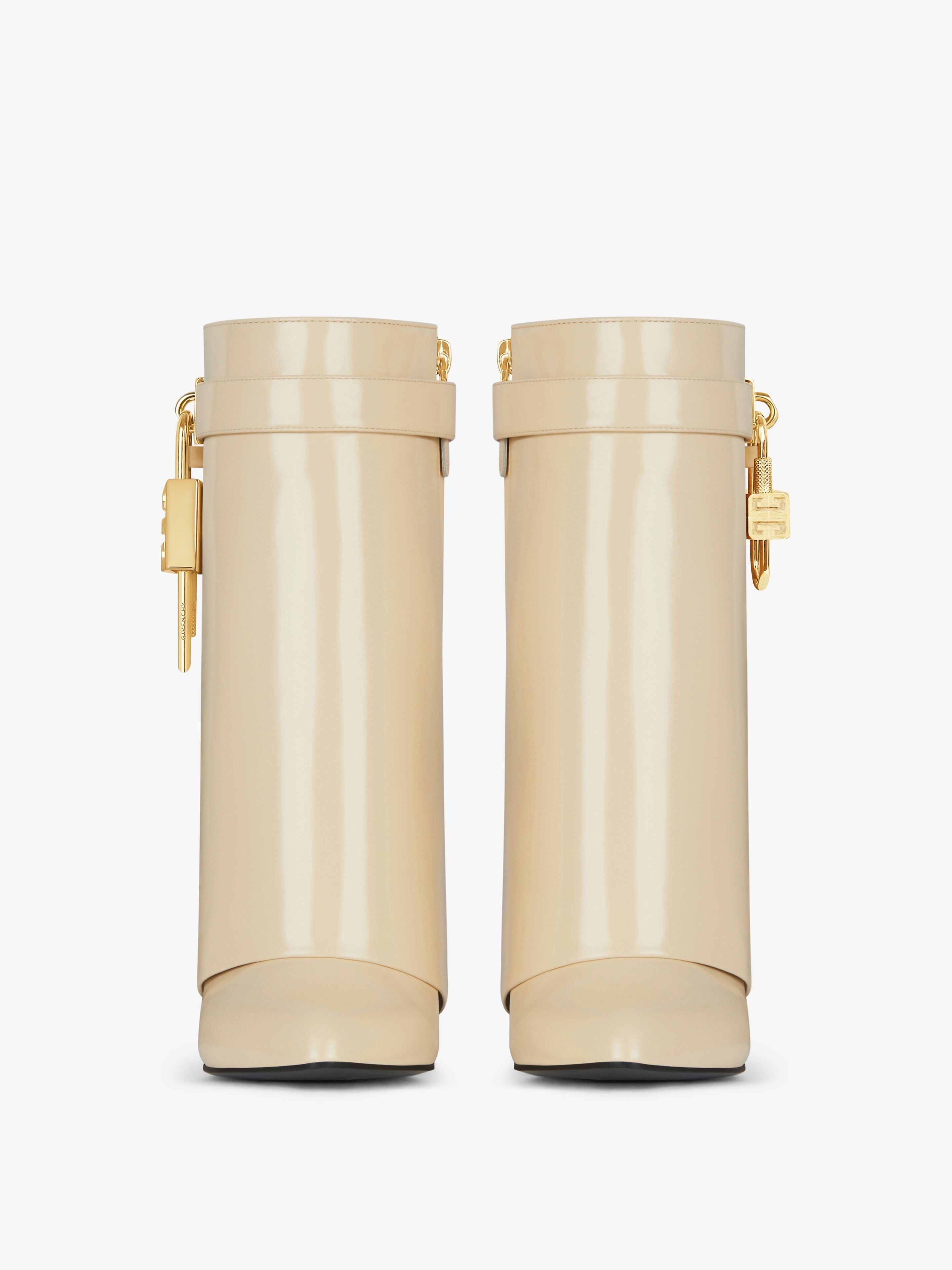 Givenchy o1srvl11e0525 Shark Lock Ankle Boots 90mm in Blond Size US 6 / IT 36 - 3 Thumbnail