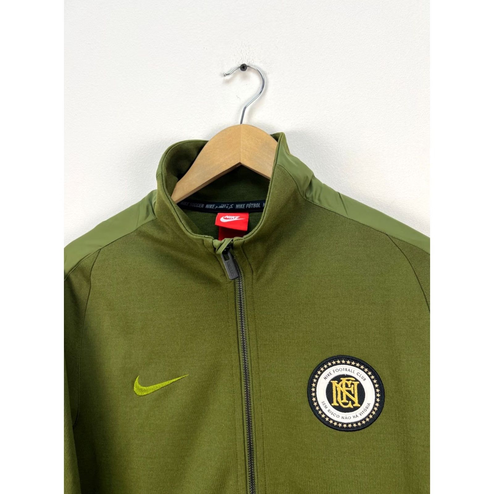Nike Nike FC Jacket Track Jacket Men M Green Full Zip Sports Football Crowd FC Size US M / EU 48-50 / 2 - 4 Thumbnail
