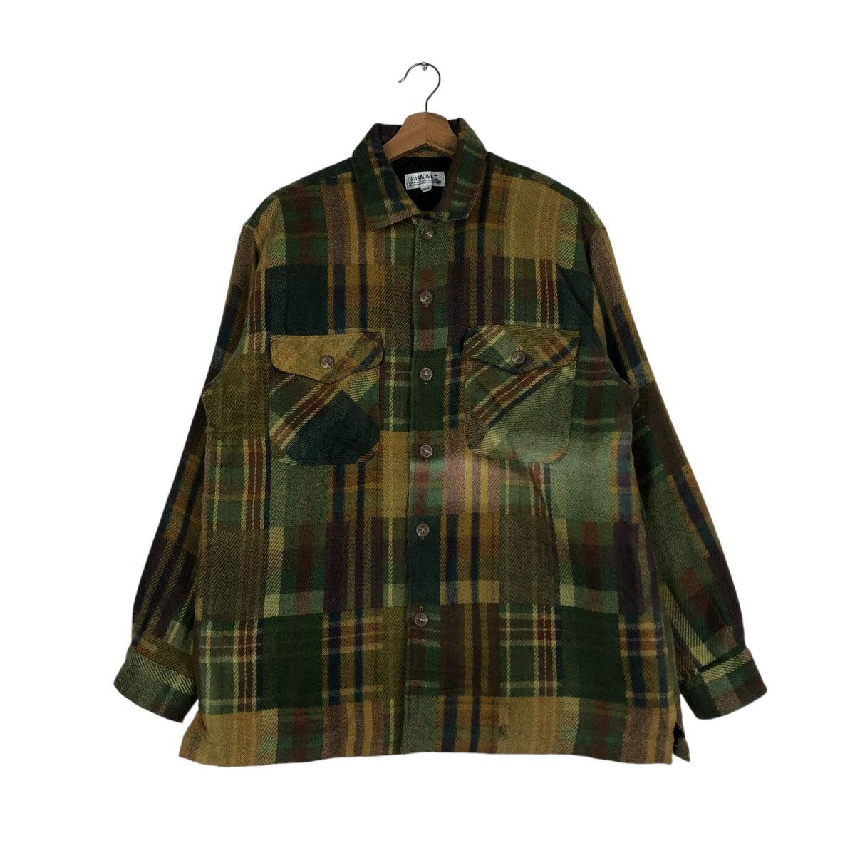 Hysteric Glamour 🔥VINTAGE WORKER JACKET BUTTON PARADISE II TARTAN DESIGN Size US L / EU 52-54 / 3 - 3 Thumbnail