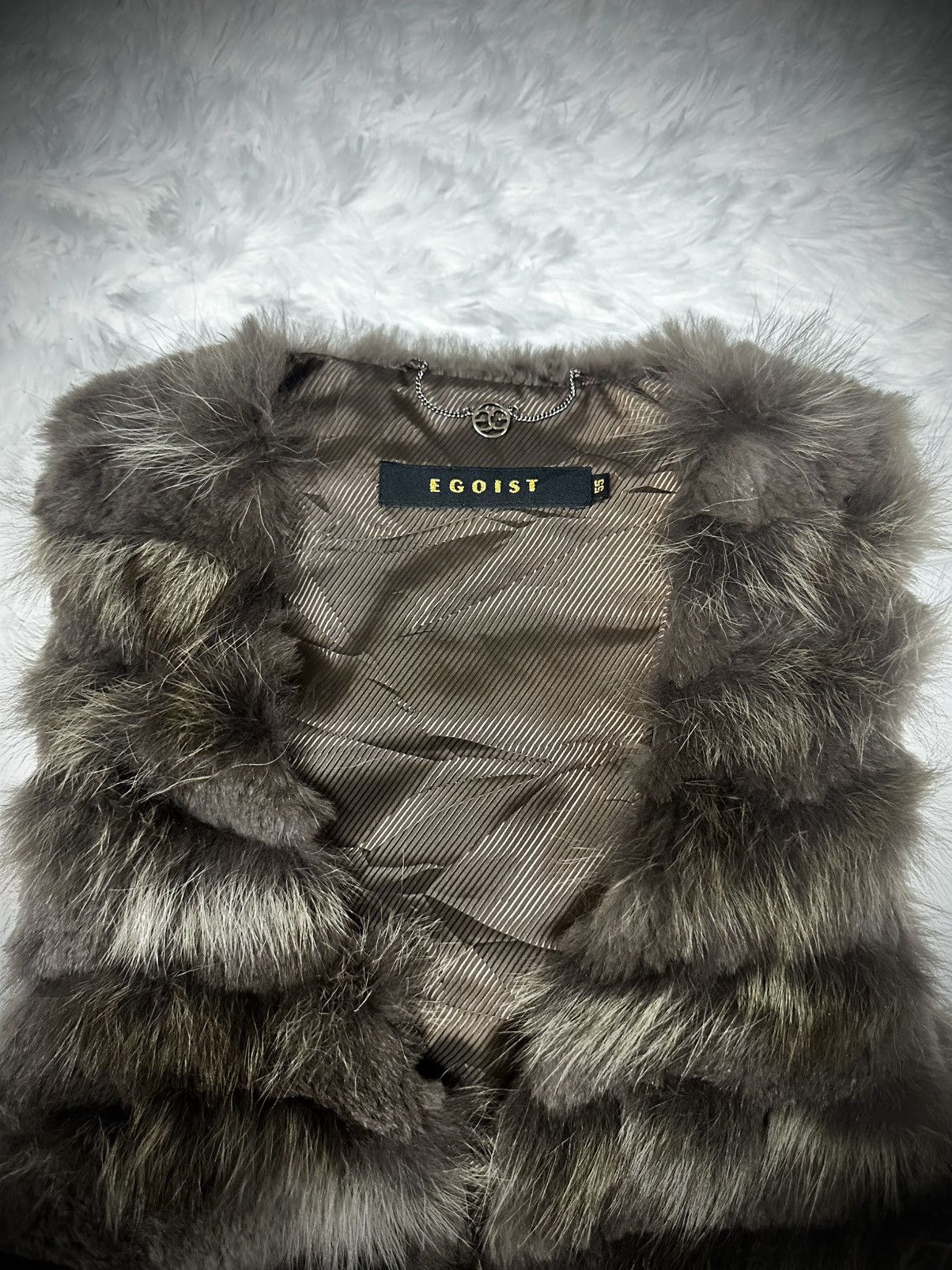 Japanese Brand 💥rare💥 japanese brand egoist faux fur vest Size US M / EU 48-50 / 2 - 3 Thumbnail