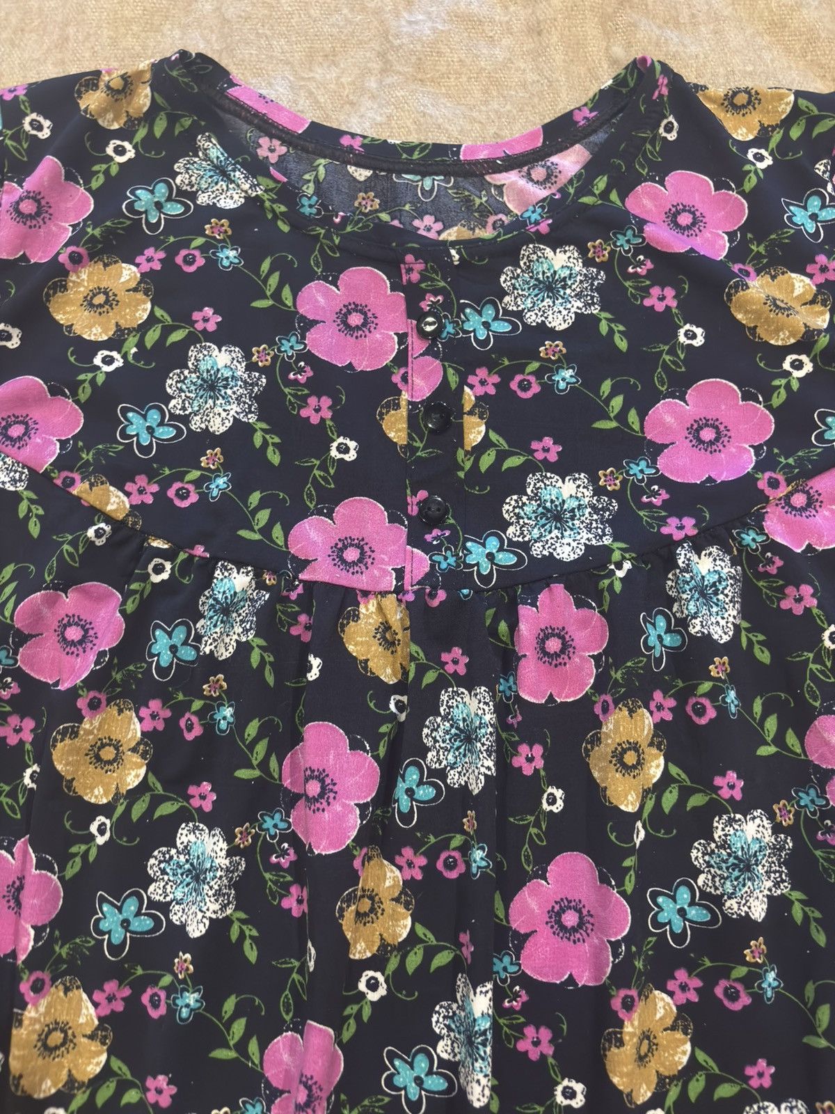 Other Short sleeve dress.wd-150 Size L / US 10 / IT 46 - 3 Thumbnail