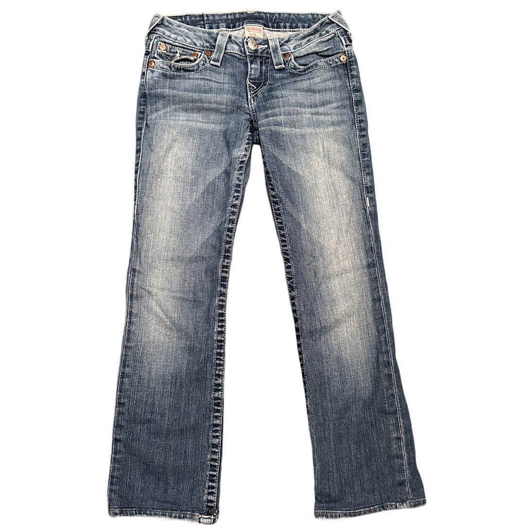 True Religion TRUE RELIGION Vintage Jeans Womens 26 Rainbow Embroidered Size 26" / US 2 / IT 38 - 2 Thumbnail