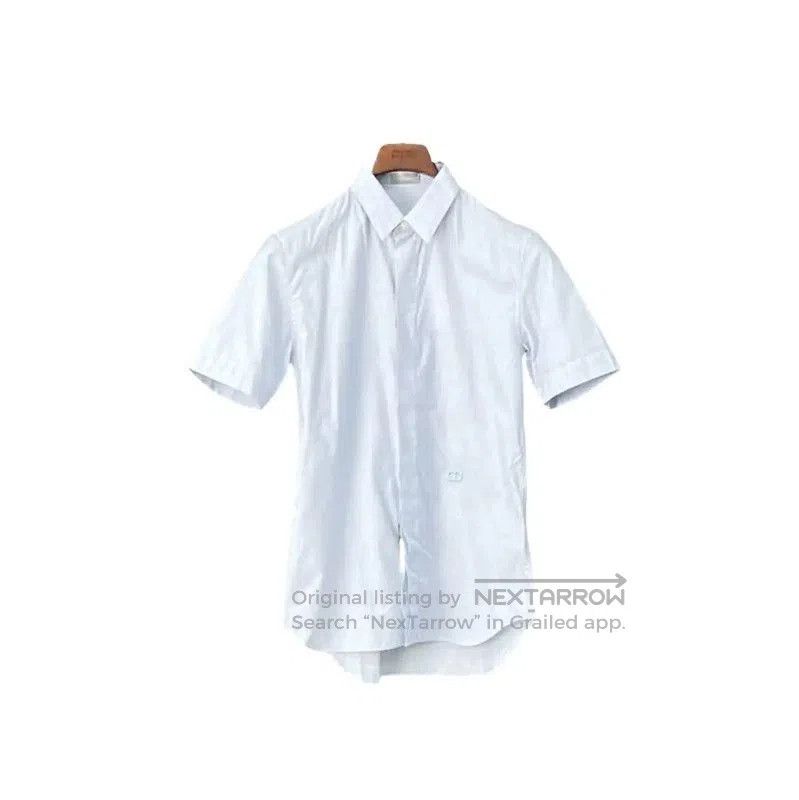 Other Dior Summer White Cotton Short Sleeve Shirt . Size US S / EU 44-46 / 1 - 1 Thumbnail