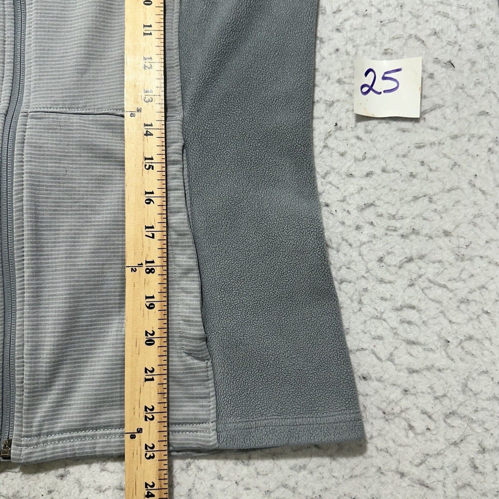 The North Face The North Face Medium Hoodie Fleece Gray Striped Sweatshirt Size M / US 6-8 / IT 42-44 - 12 Thumbnail