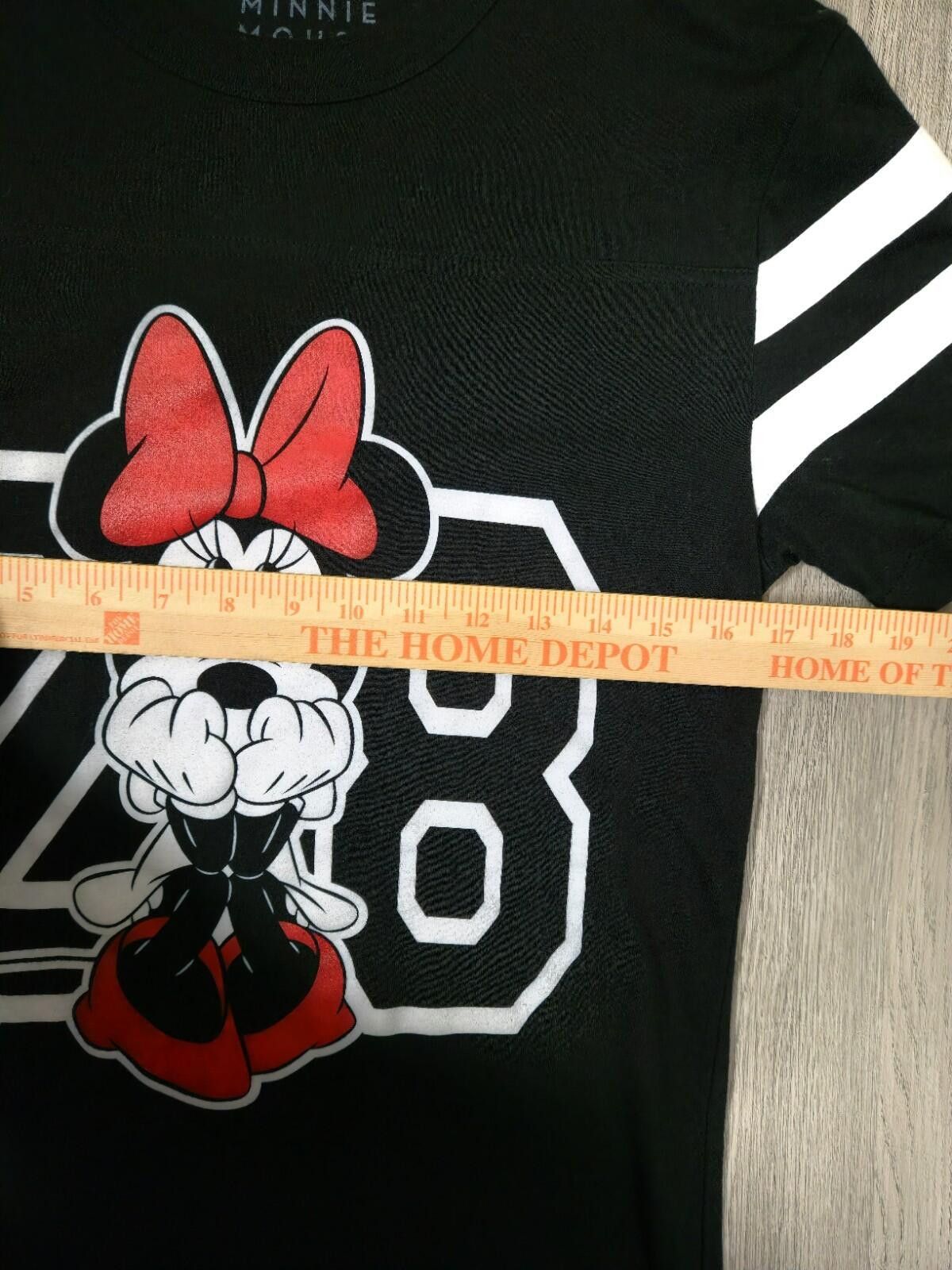 Disney Disney Minnie Mouse 28 Logo Women's Black Striped Sleeve S#7 Size S / US 4 / IT 40 - 4 Thumbnail