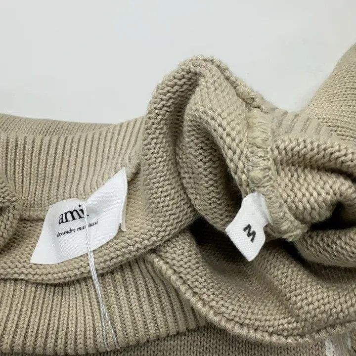AMI AMIPARIS Heart Logo Casual Knitted Sweater -2507 Size US M / EU 48-50 / 2 - 3 Thumbnail