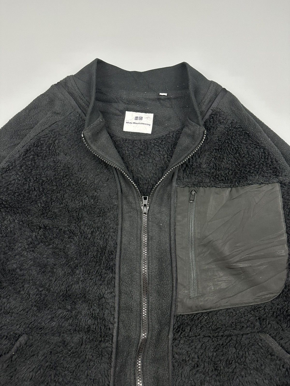 Japanese Brand × Uniqlo × White Mountaineering White Mountaineering X Uniqlo Zipper Fleece Size US XL / EU 56 / 4 - 4 Thumbnail