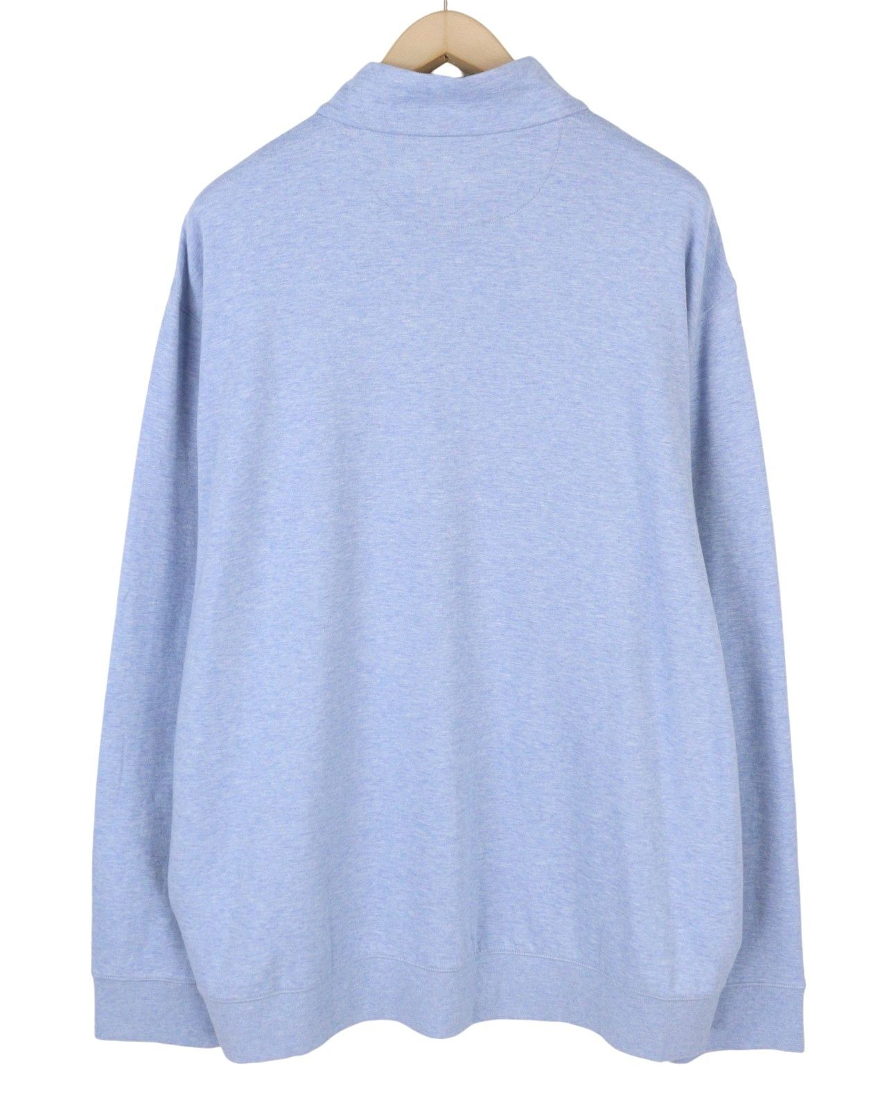 Ralph Lauren BLUE 2XL Half Zip Logo Pullover Sweatshirt 86954 Size US XXL / EU 58 / 5 - 4 Thumbnail