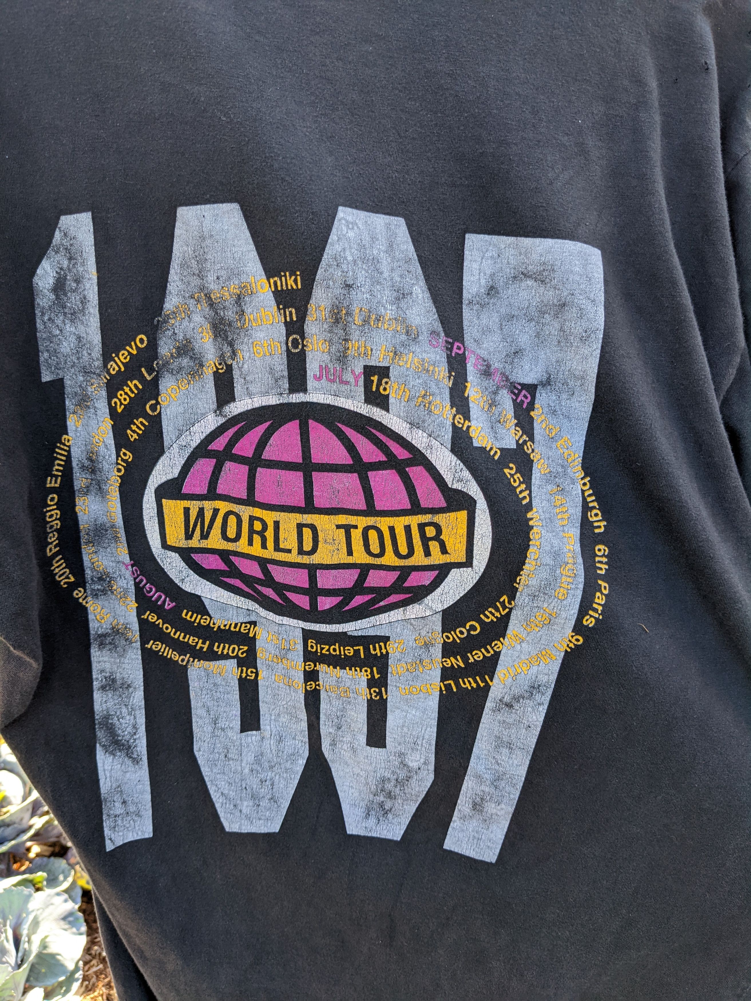 Vintage 1997 U2 popmart tour tee Size US XL / EU 56 / 4 - 2 Thumbnail