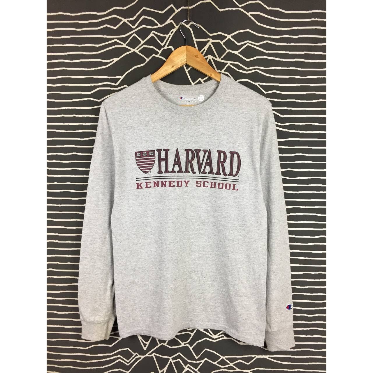 Champion Champion Authentic Harvard Kennedy School Long Sleeve Tee Size US S / EU 44-46 / 1 - 1 Thumbnail