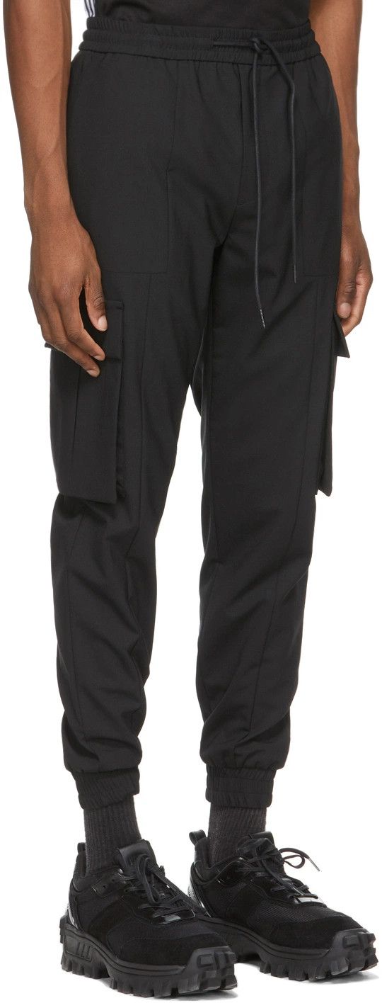 Juun.J Juun.J Black Stretch Jogger Cargo Pants Size US 28 / EU 44 - 9 Thumbnail