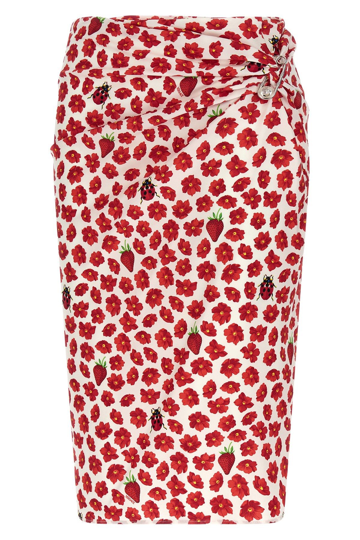 Versace 'Strawberry Garden' skirt Size 30" / US 8 / IT 44 - 1 Thumbnail
