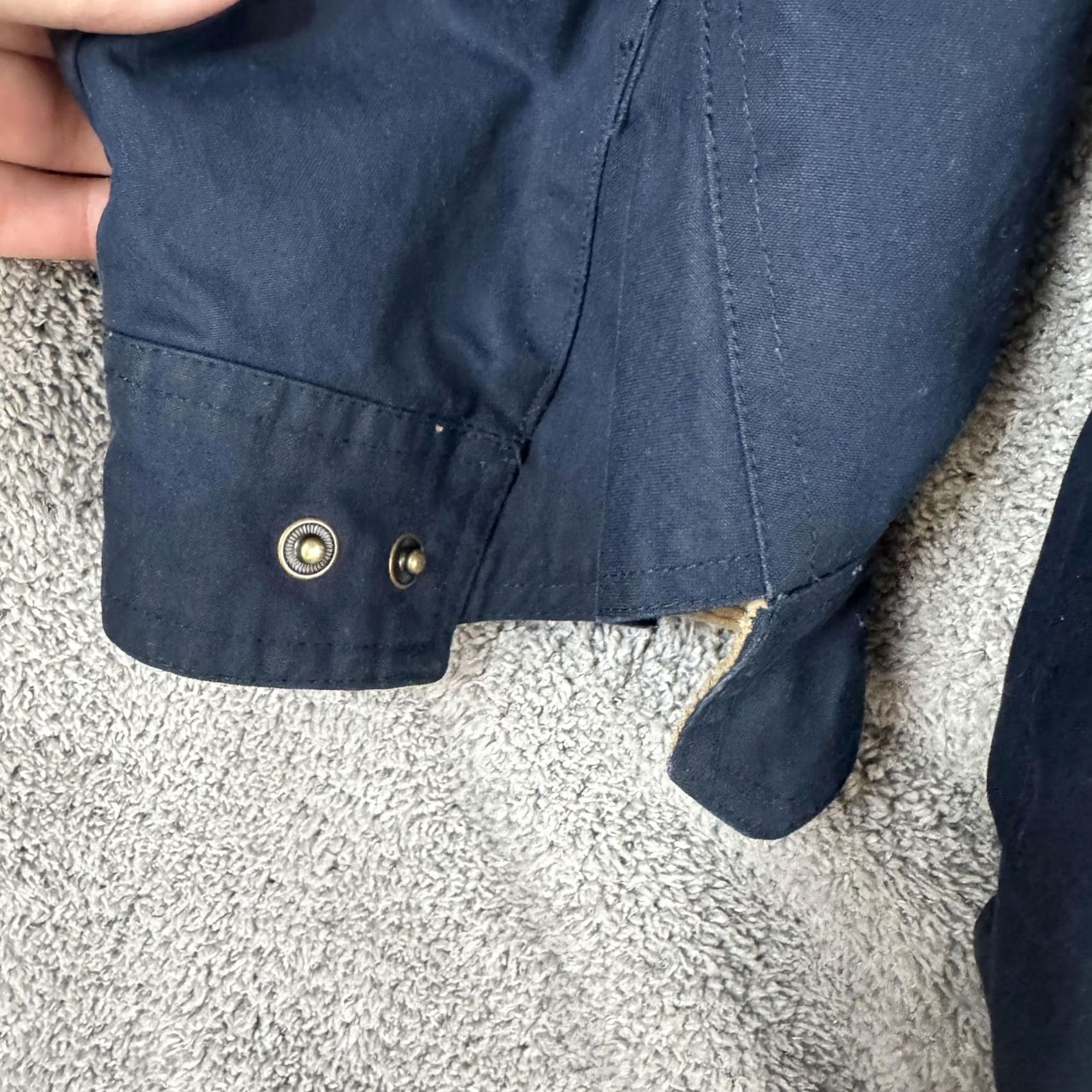 Brooks Brothers Brooks Brothers Beretta x Brooks Brothers Coat Parka 2XL Blue Full Zip Lined Canvas Field Coat Mens Jacket / Coat Size US XXL / EU 58 / 5 - 2 Thumbnail