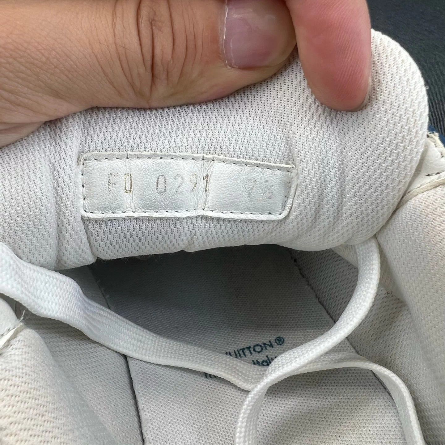 Louis Vuitton LV Trainer White Blue Denim US 7.5 New Size US 7.5 / EU 40-41 - 6 Thumbnail