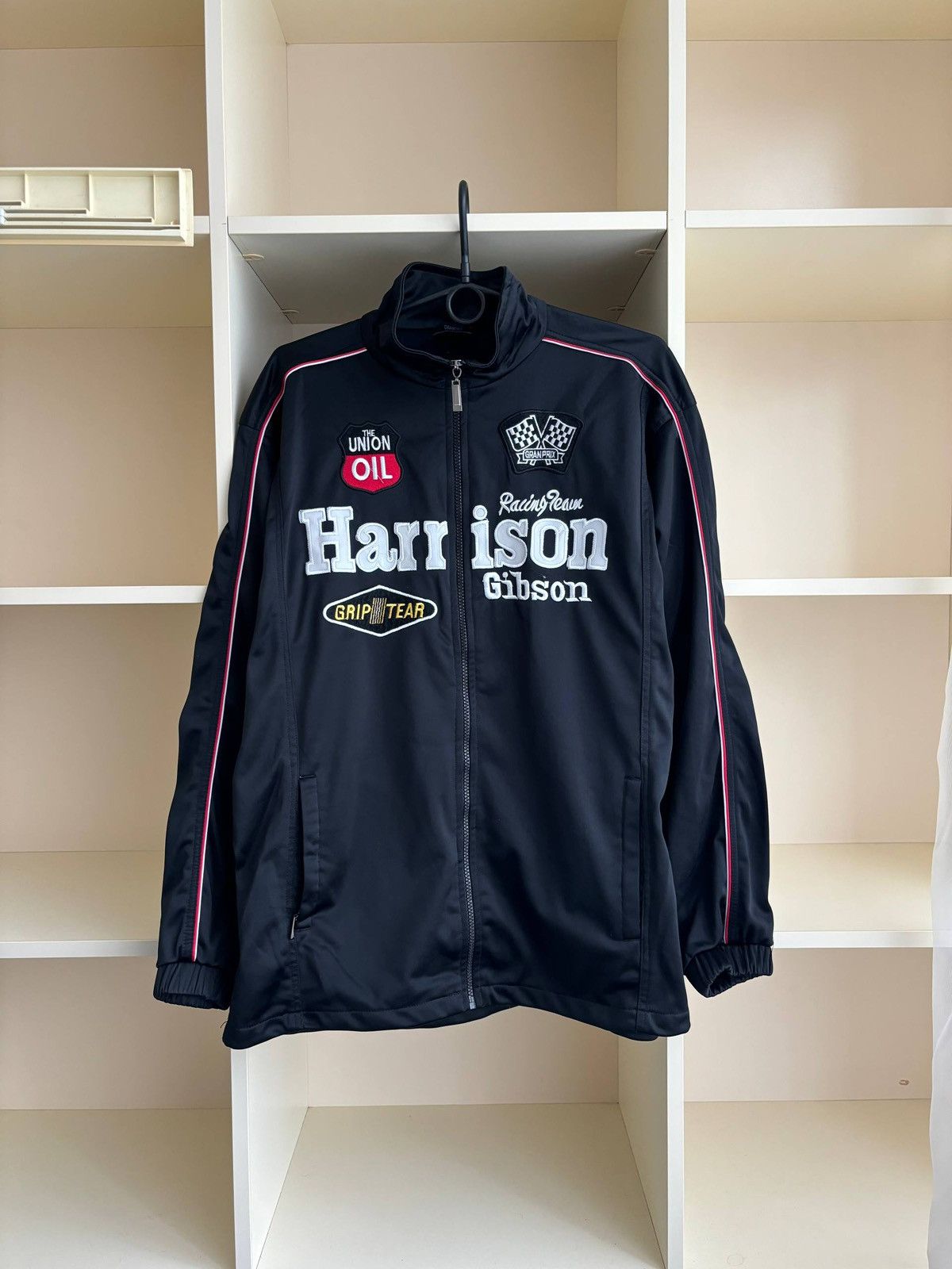 NASCAR Vintage Harrison Gibson Racing Track Jacket Size US L / EU 52-54 / 3 - 1 Thumbnail