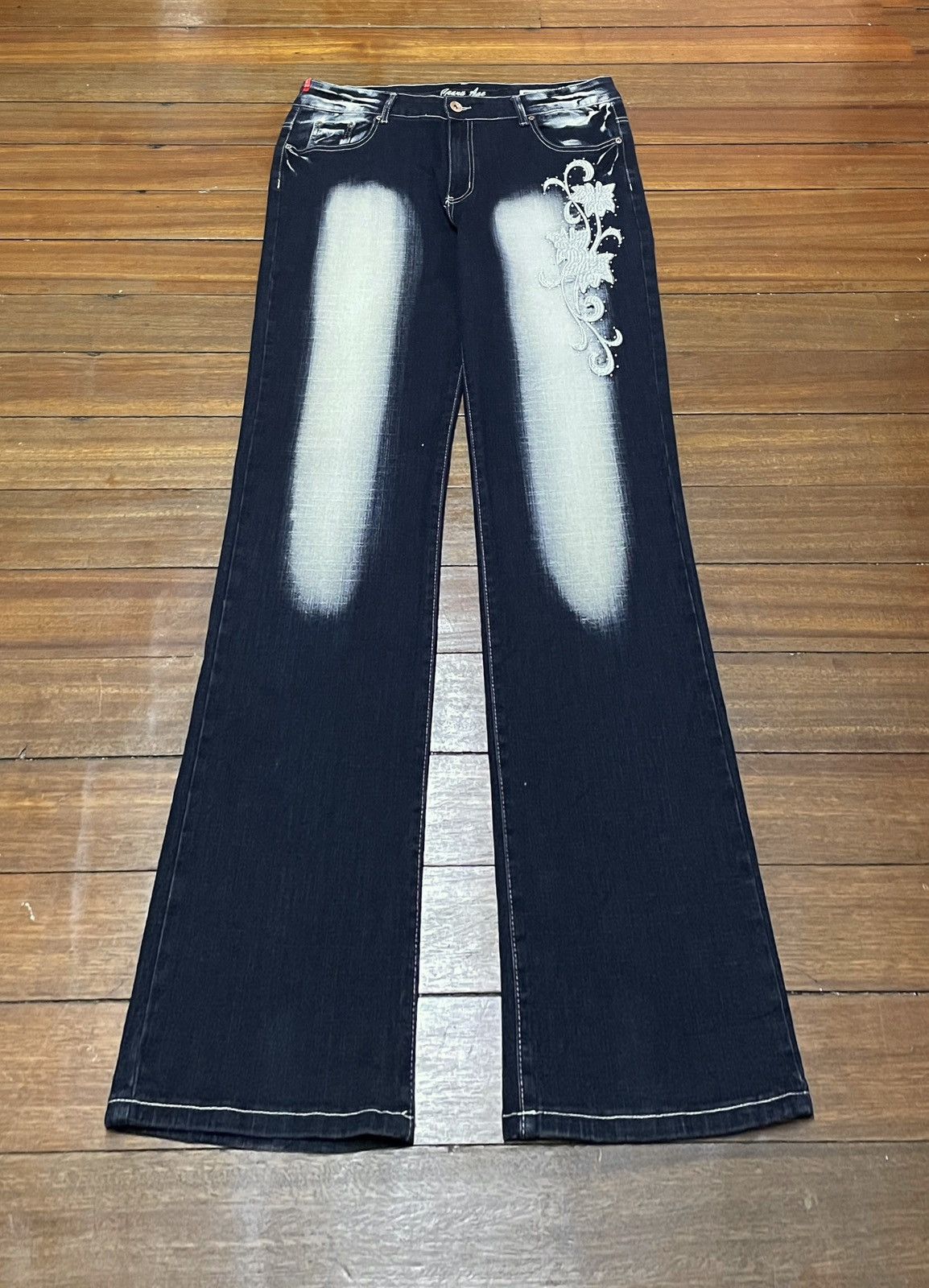 Rare Design Vintage Brand Crazy Age Flared Jeans 2000s