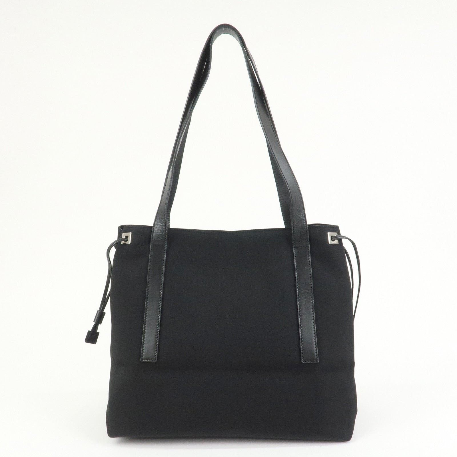 Gucci Gucci Logo Nylon Leather Shoulder Bag Black Size ONE SIZE - 2 Thumbnail