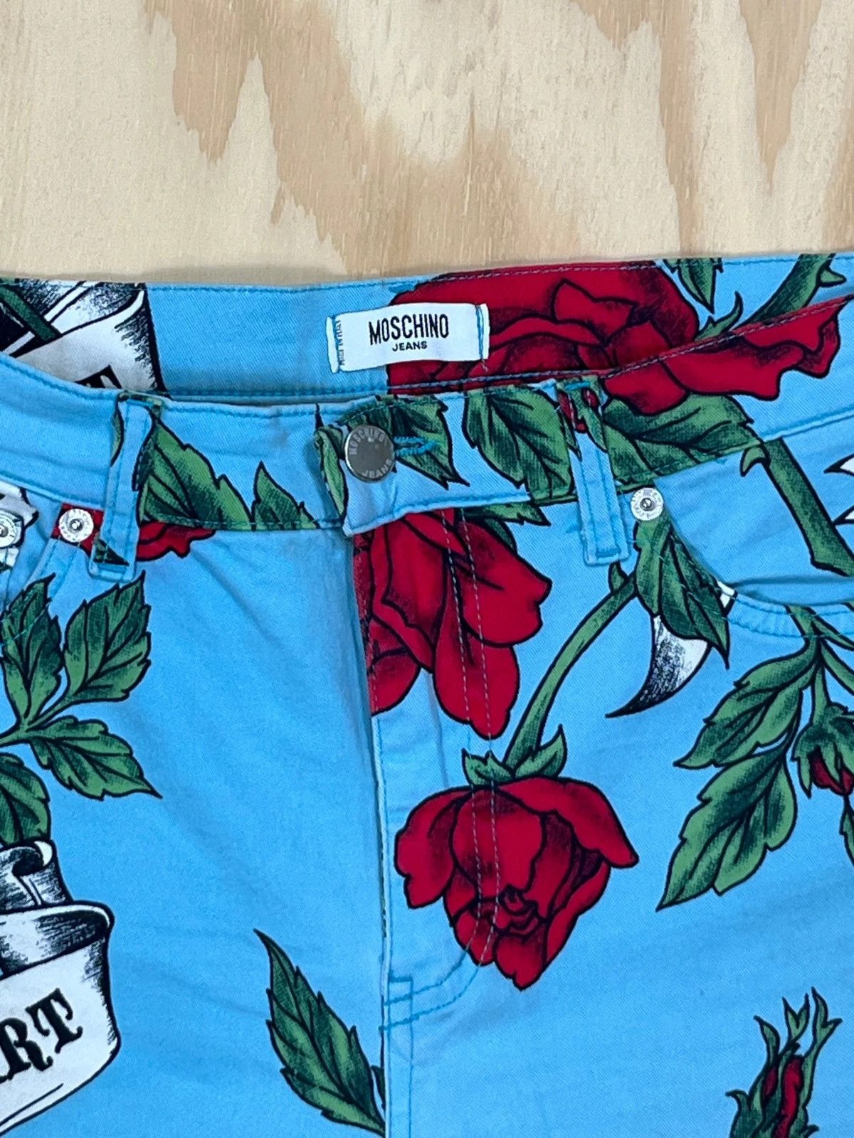 Moschino Vintage moschino 1990s jeans Size 28" / US 6 / IT 42 - 4 Thumbnail