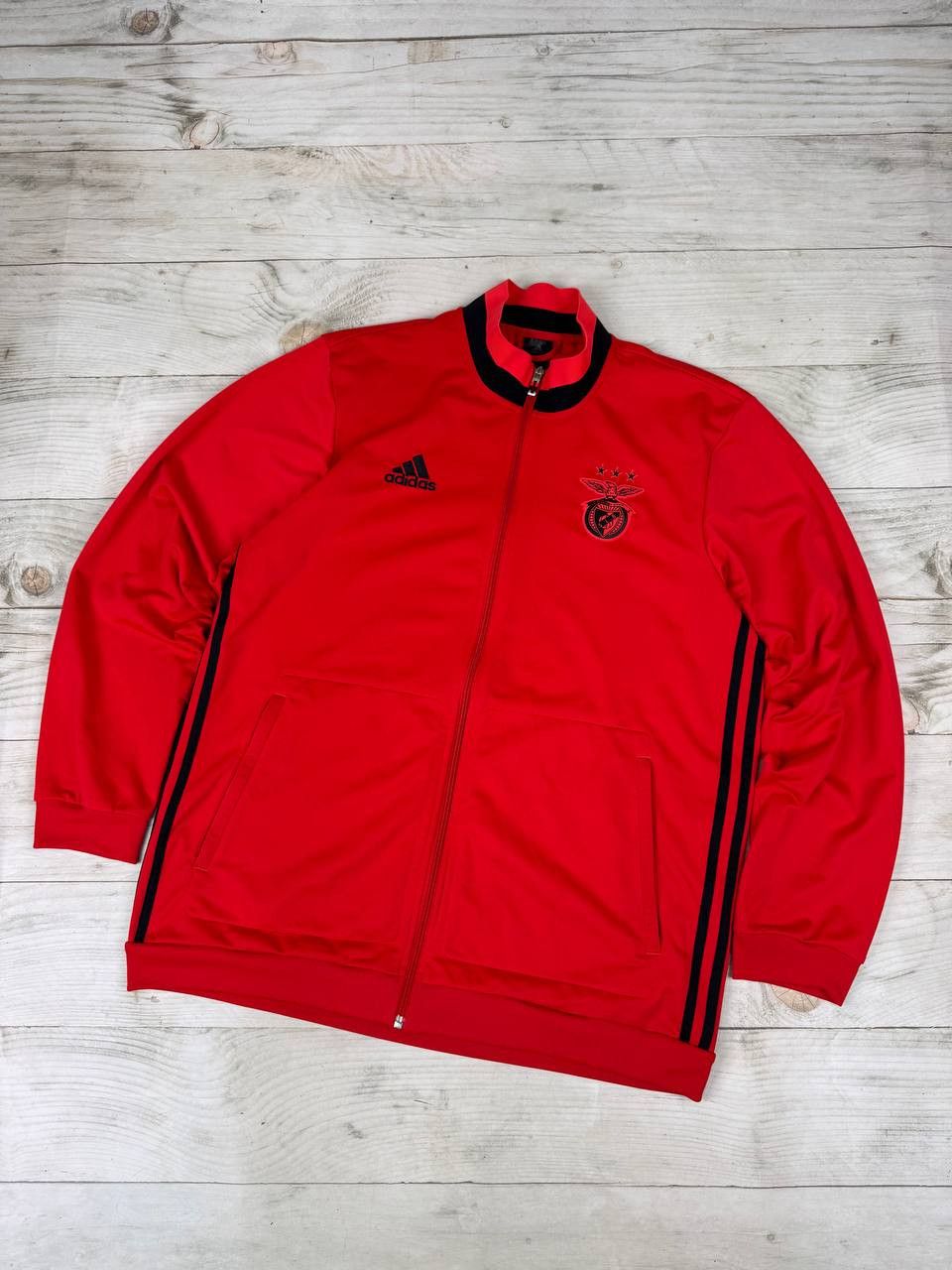 Adidas Adidas Benfica 2016 2017 Training Jacket Top Football Soccer Size US XL / EU 56 / 4 - 1 Thumbnail