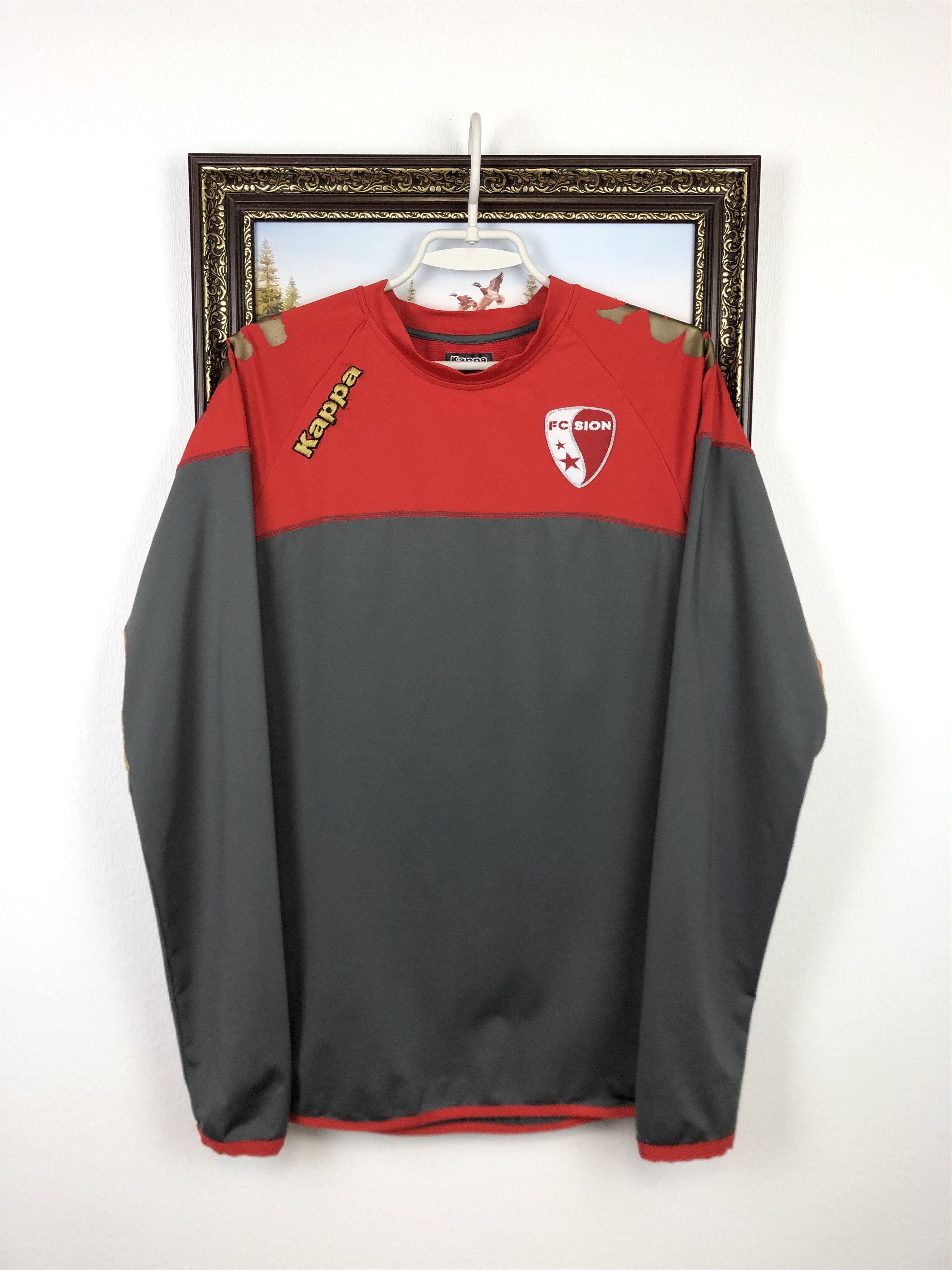 Kappa Vintage Sion Football Sweatshirt Soccer Track Shirt Sleeve Size US L / EU 52-54 / 3 - 1 Thumbnail