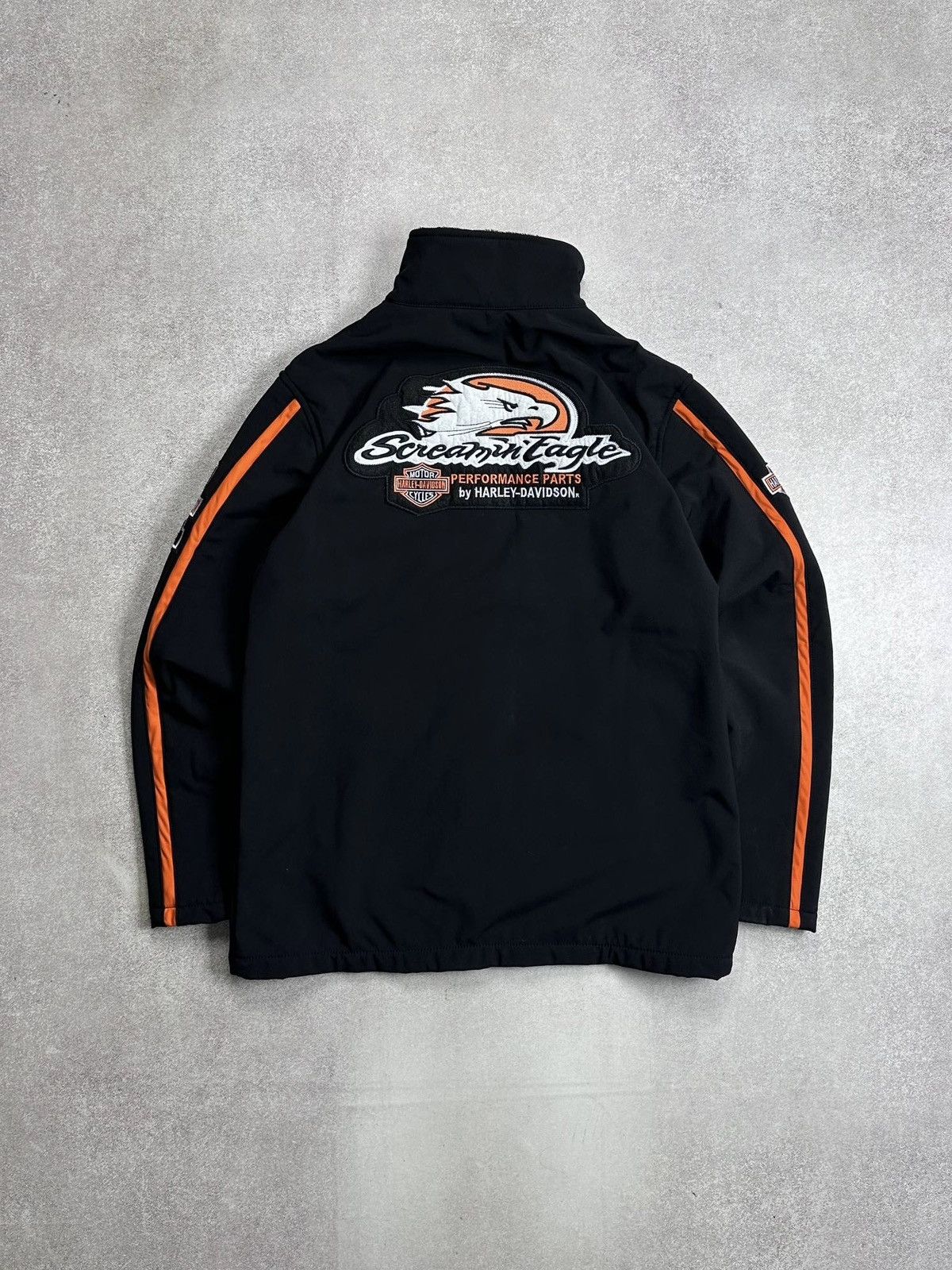Harley Davidson Vintage 90s Harley Davidson Biker Racing Y2K Jacket XL Size US XL / EU 56 / 4 - 3 Thumbnail